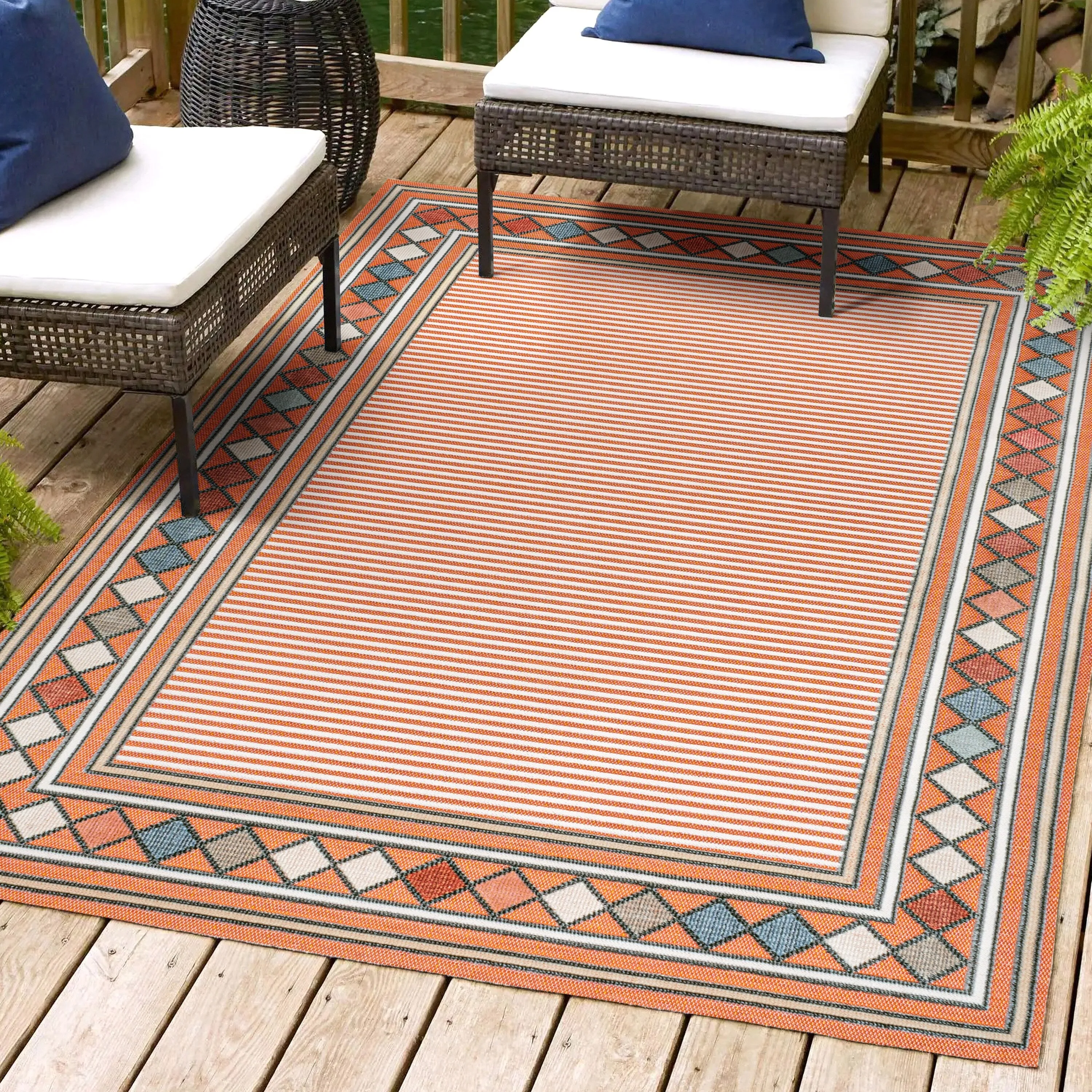 JONATHAN Y Star Abstract Swirl Area Rug