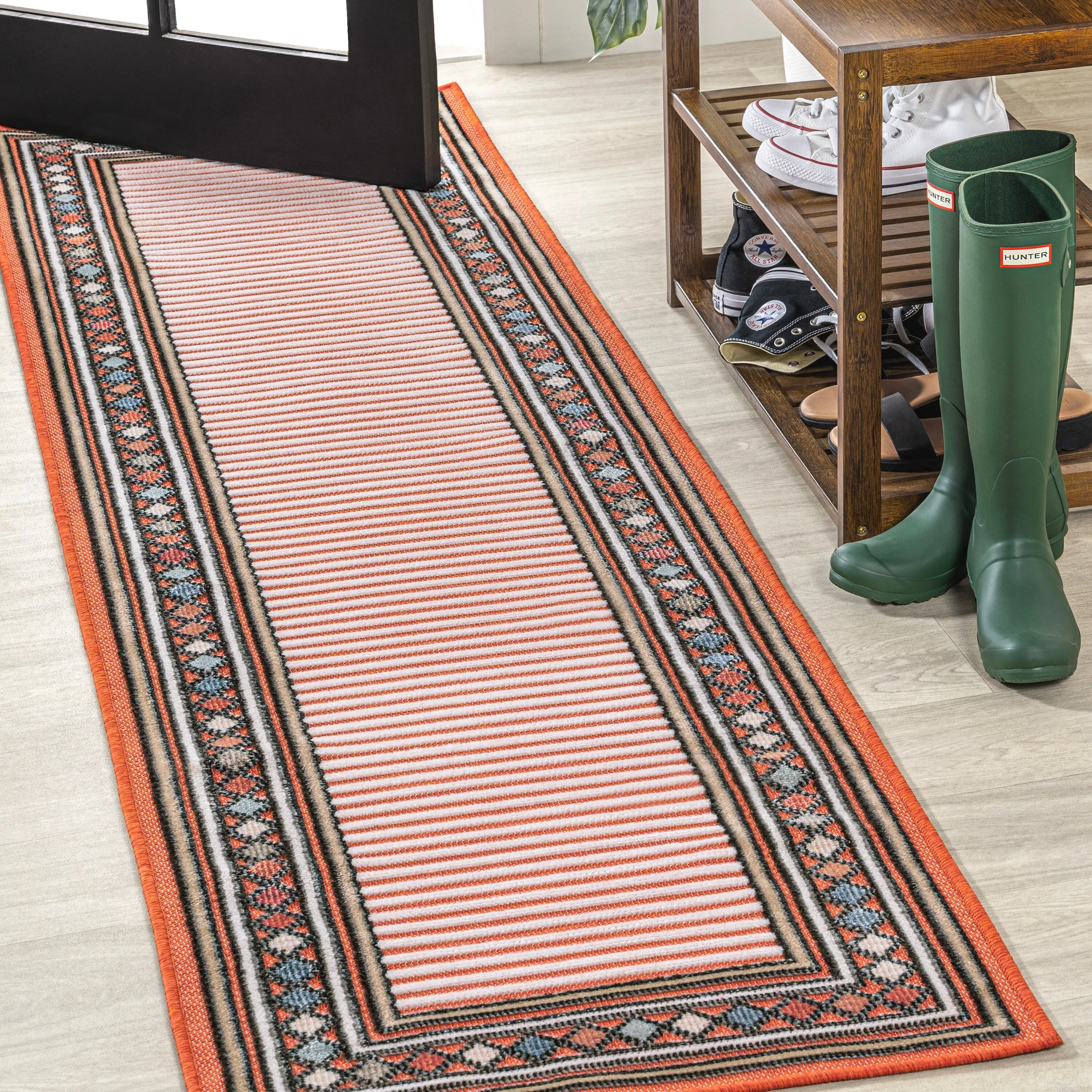 JONATHAN Y Star Abstract Swirl Area Rug