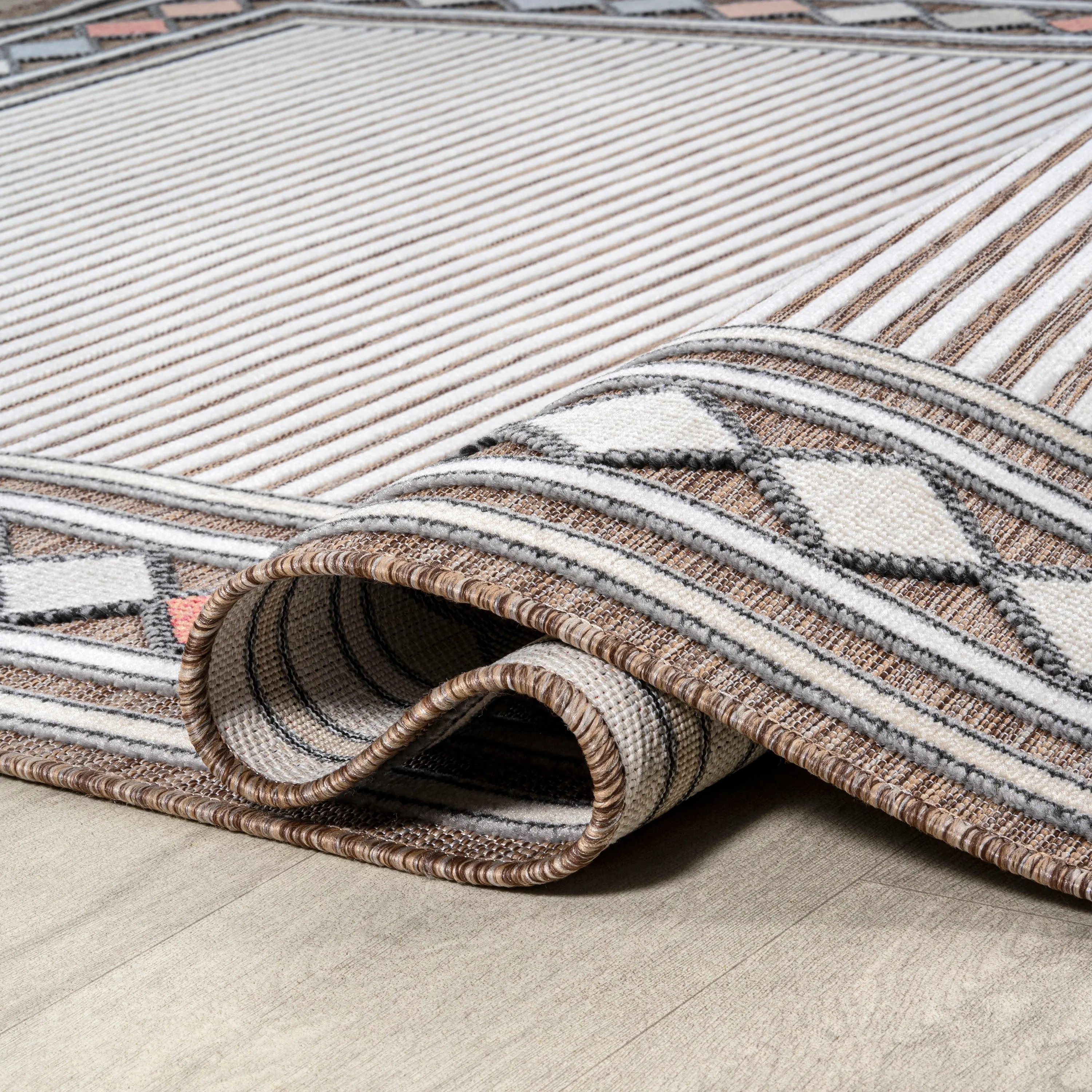JONATHAN Y Star Abstract Swirl Area Rug
