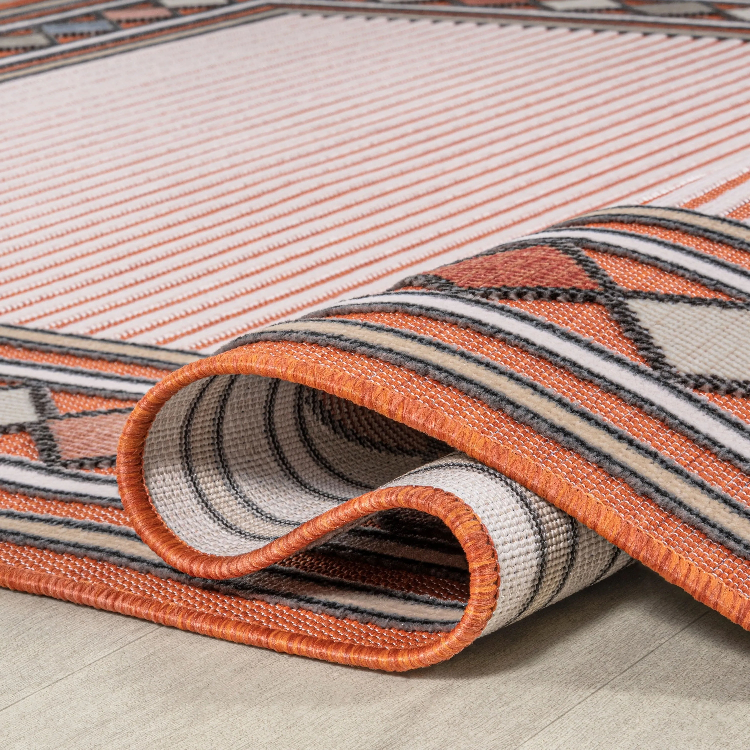 JONATHAN Y Star Abstract Swirl Area Rug