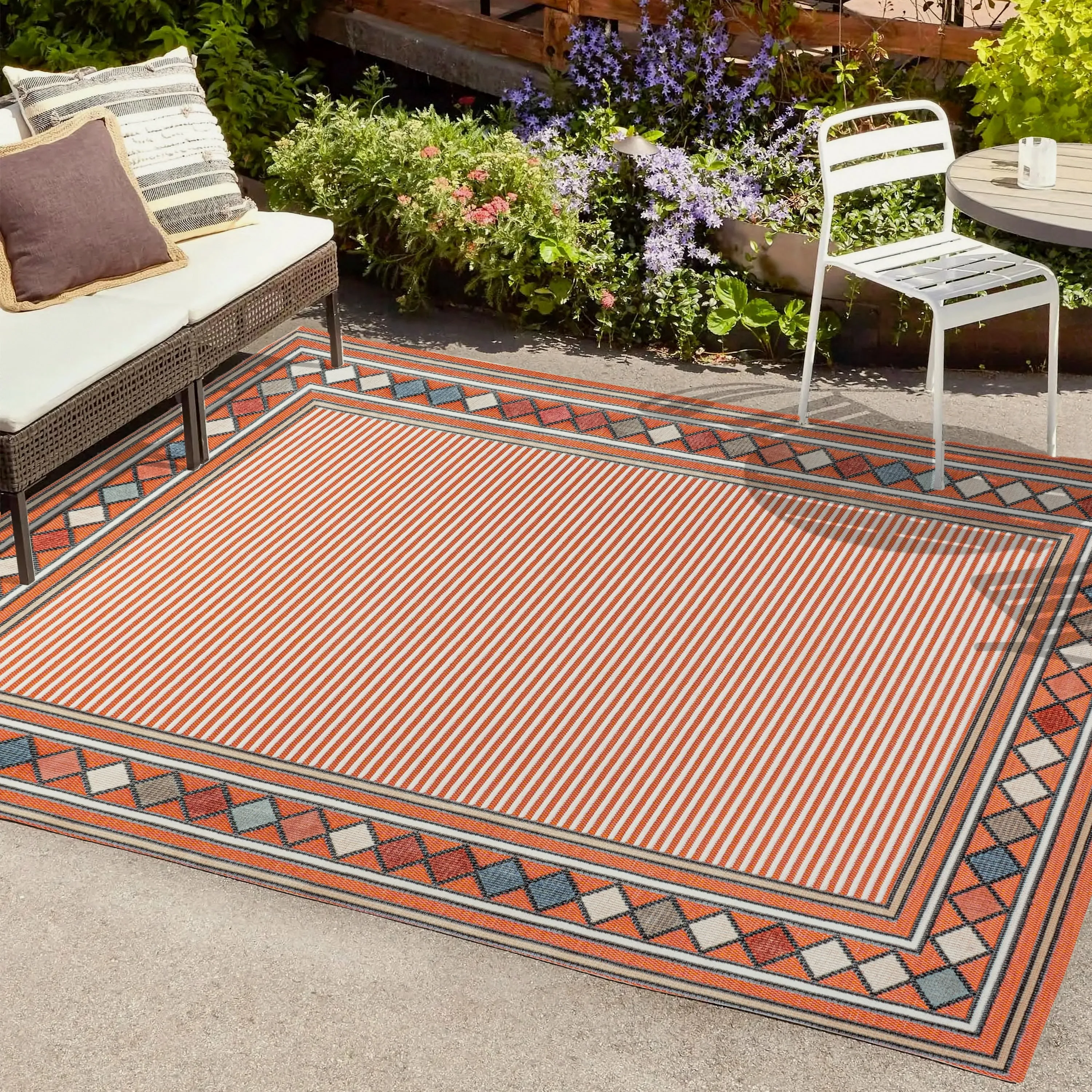 JONATHAN Y Star Abstract Swirl Area Rug