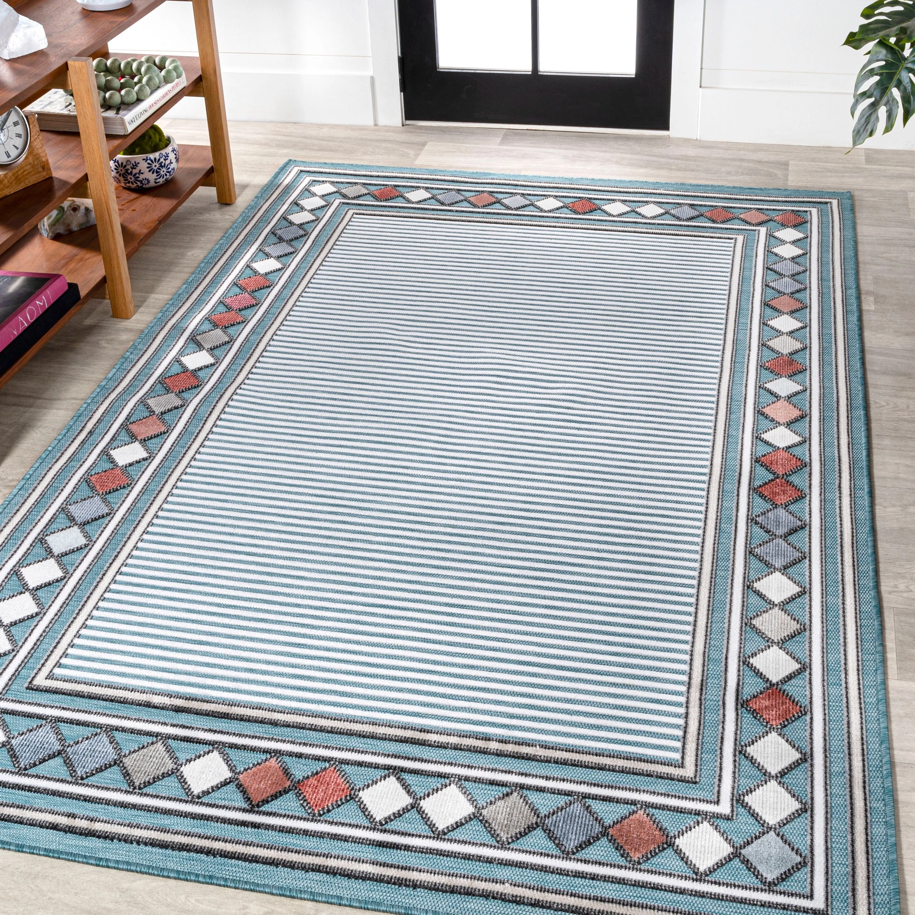 JONATHAN Y Star Abstract Swirl Area Rug