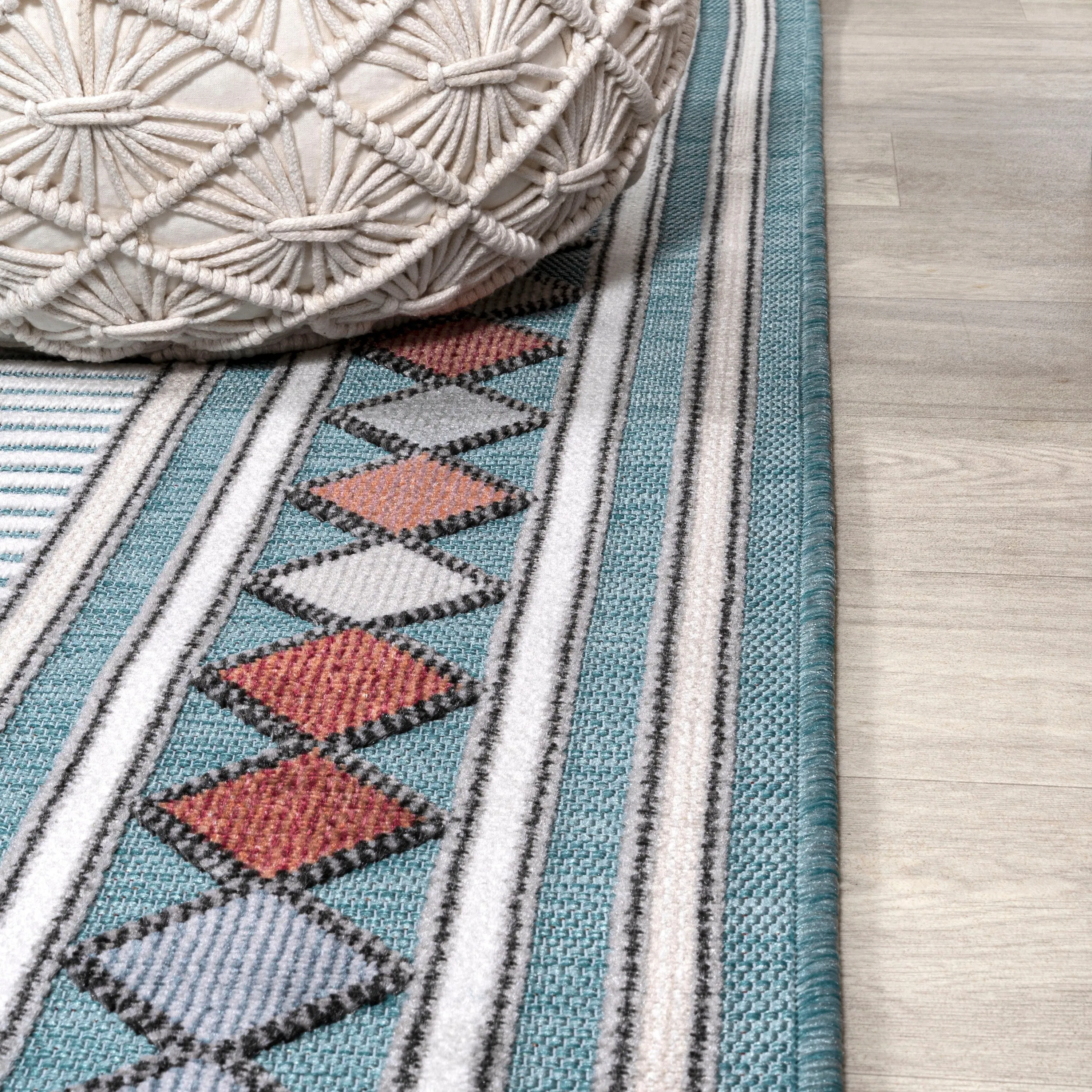 JONATHAN Y Star Abstract Swirl Area Rug