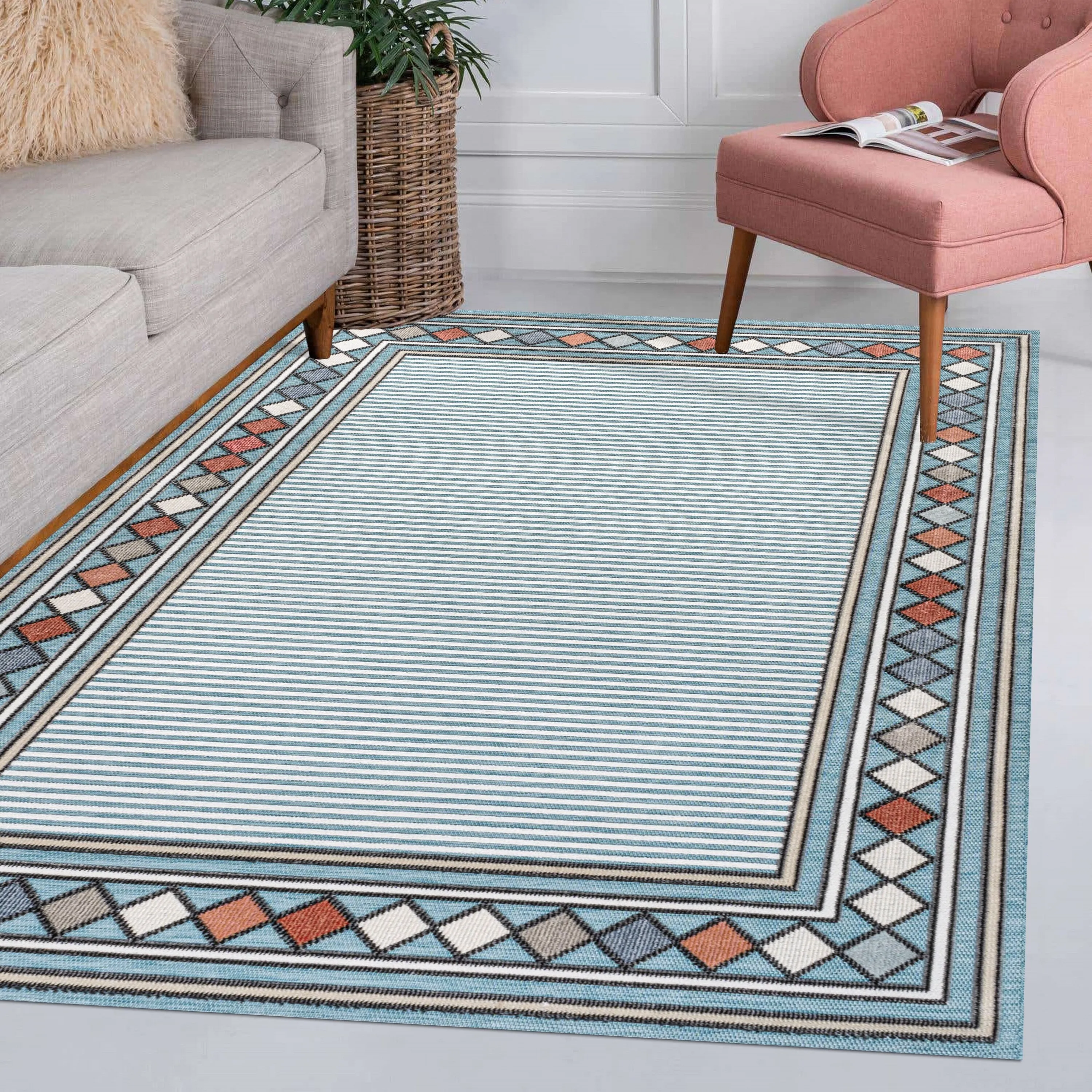 JONATHAN Y Star Abstract Swirl Area Rug