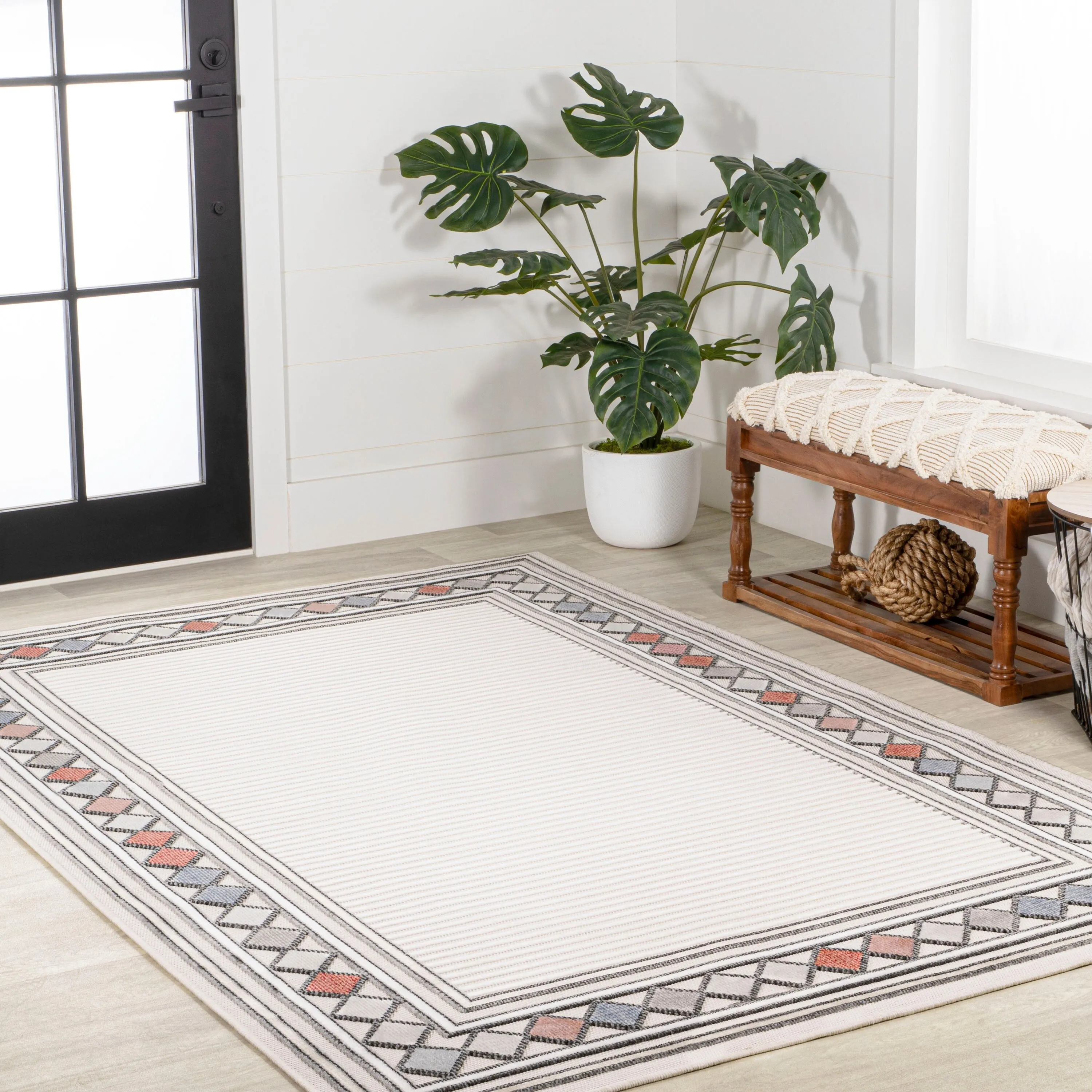 JONATHAN Y Star Abstract Swirl Area Rug
