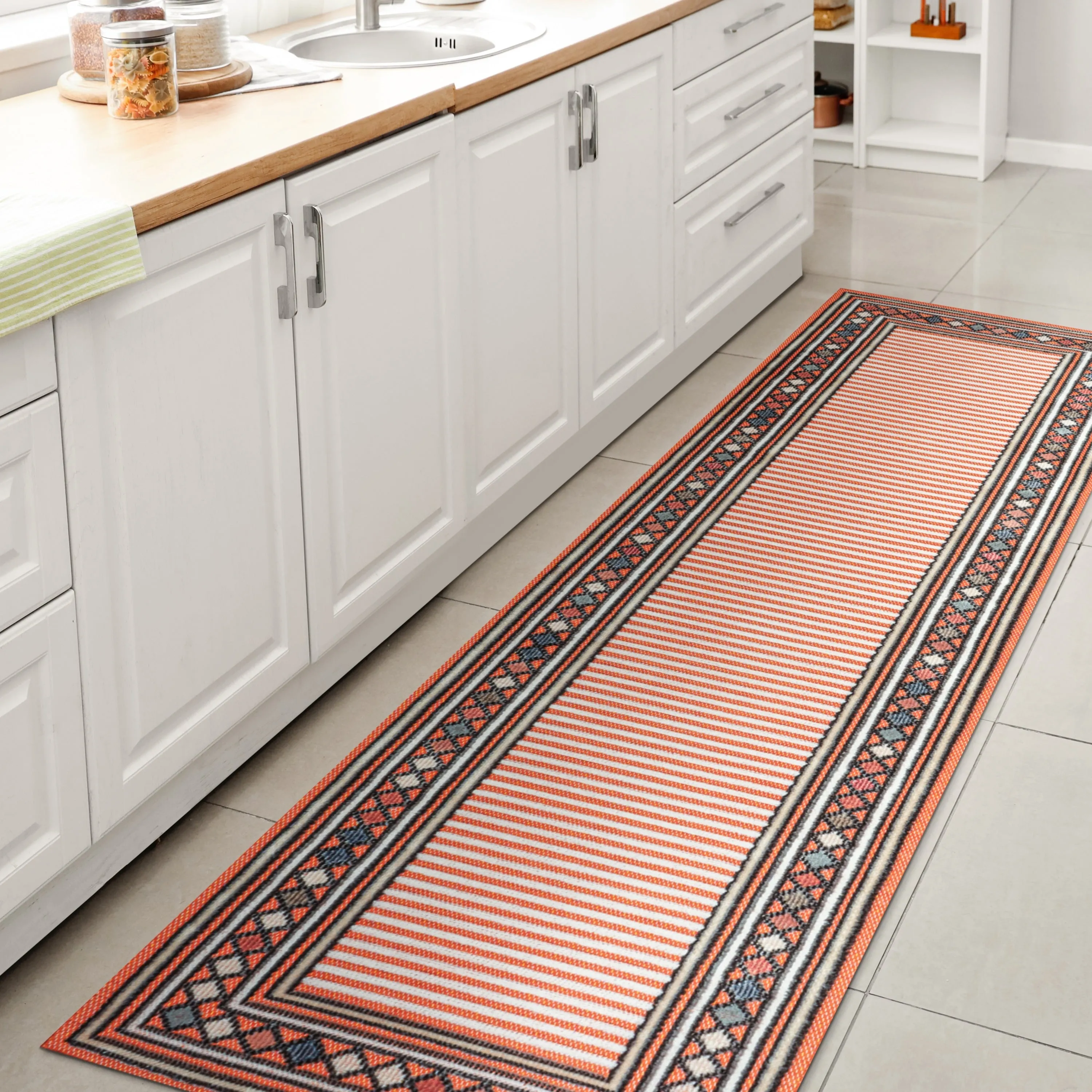 JONATHAN Y Star Abstract Swirl Area Rug