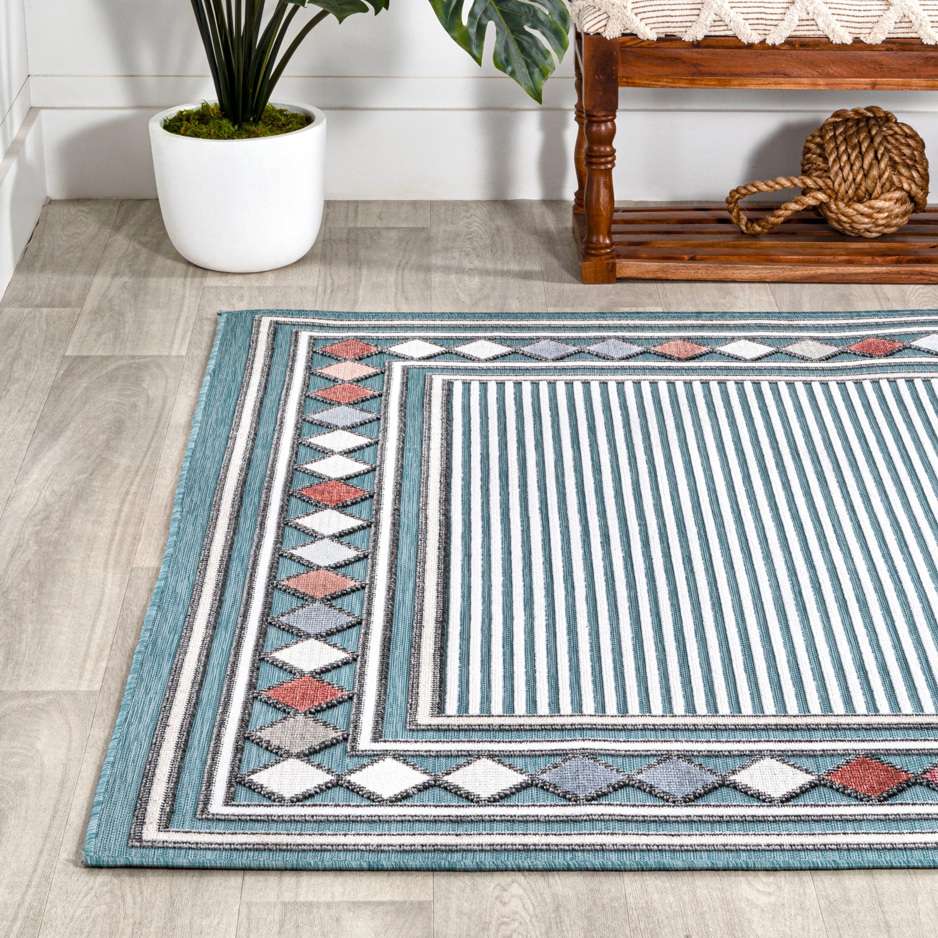 JONATHAN Y Star Abstract Swirl Area Rug