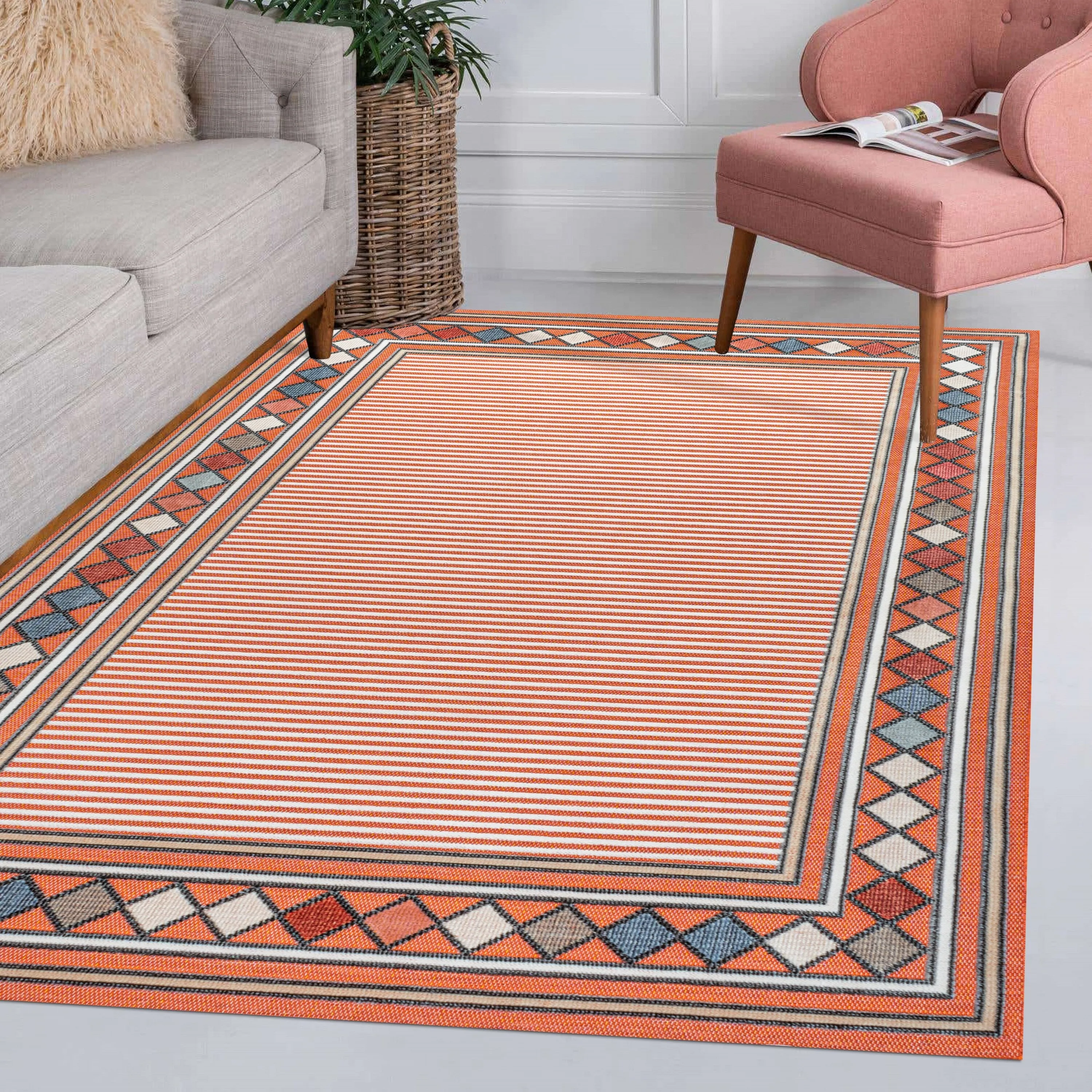 JONATHAN Y Star Abstract Swirl Area Rug