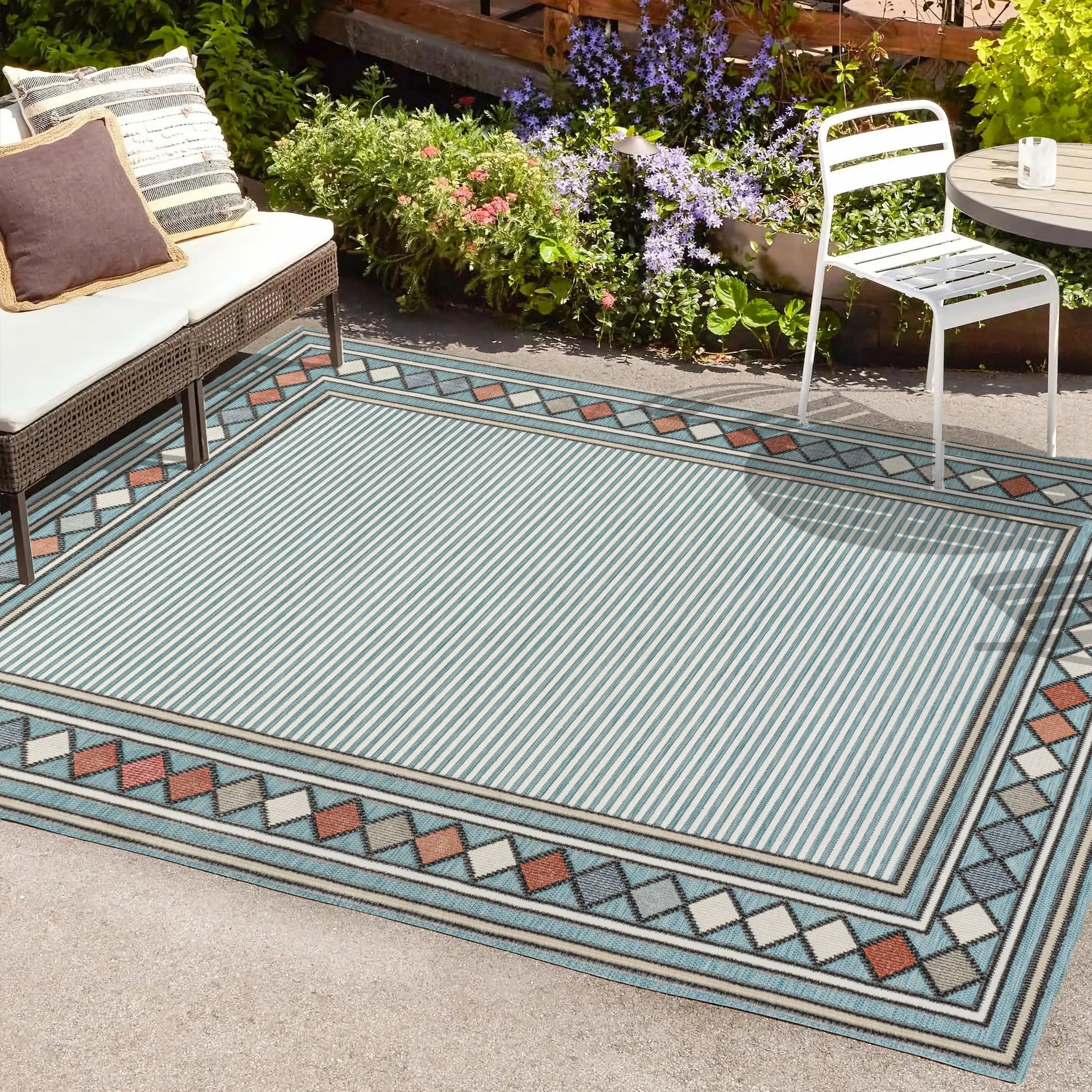 JONATHAN Y Star Abstract Swirl Area Rug