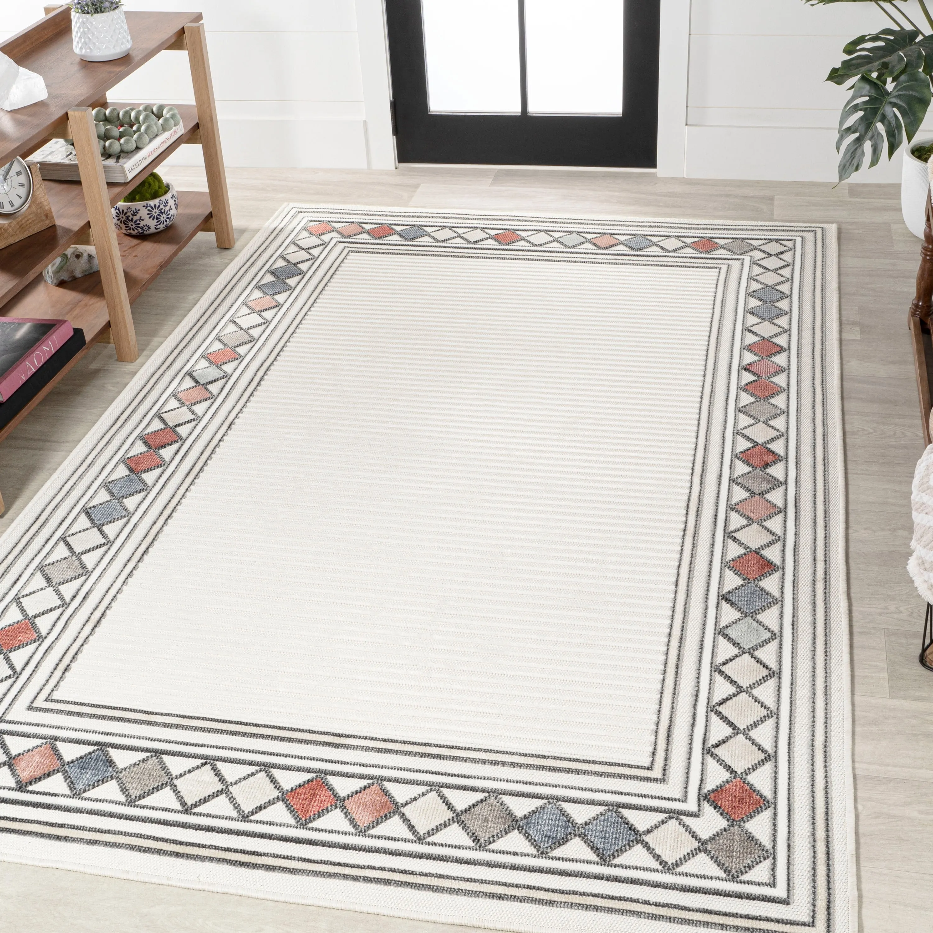 JONATHAN Y Star Abstract Swirl Area Rug