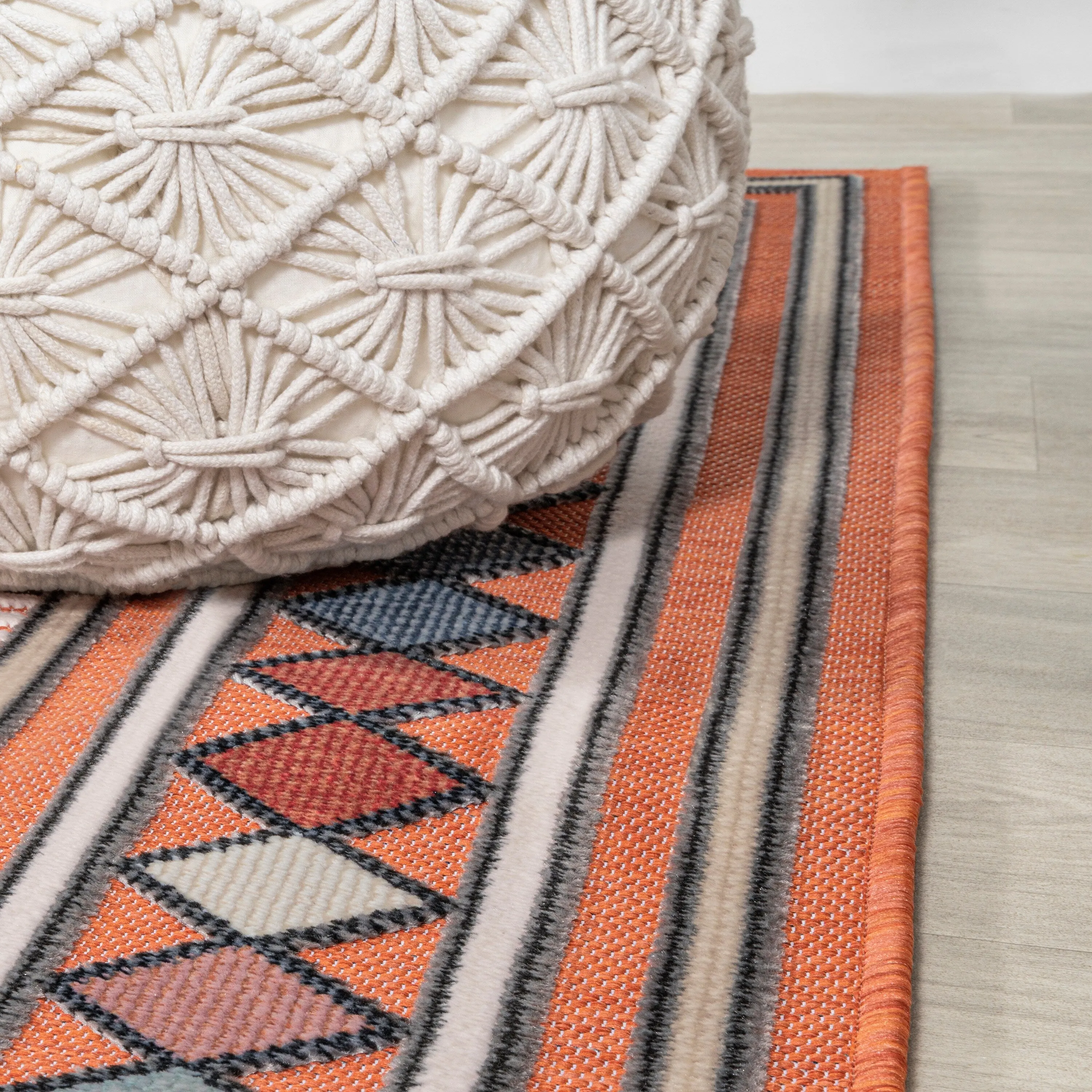 JONATHAN Y Star Abstract Swirl Area Rug