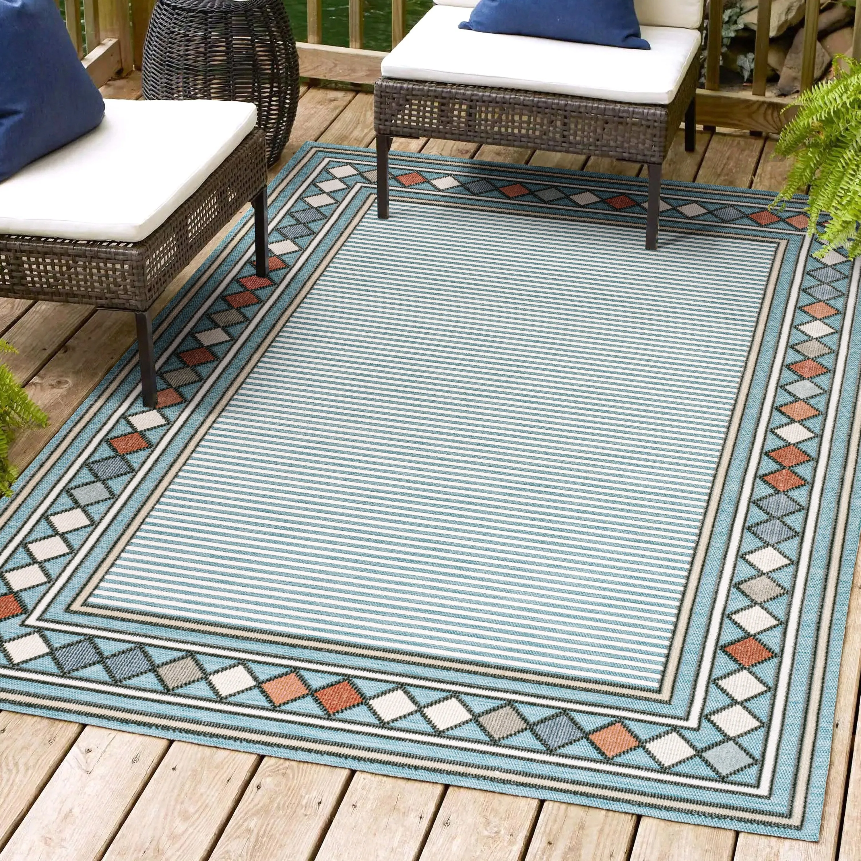 JONATHAN Y Star Abstract Swirl Area Rug