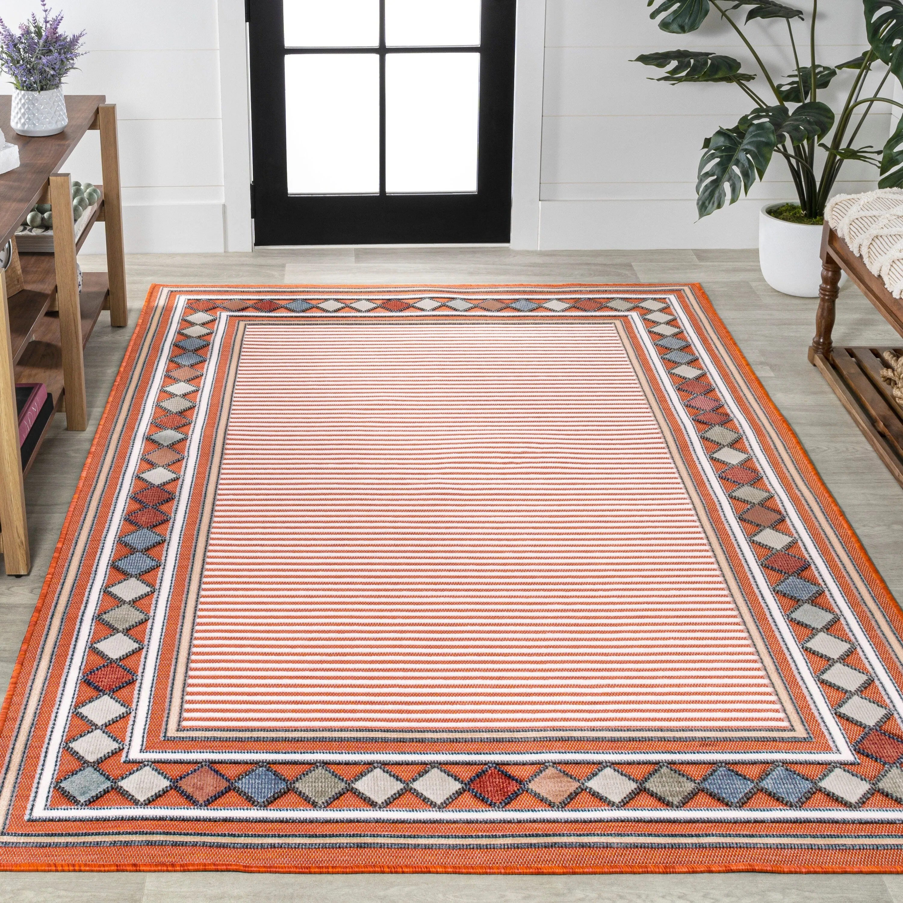 JONATHAN Y Star Abstract Swirl Area Rug