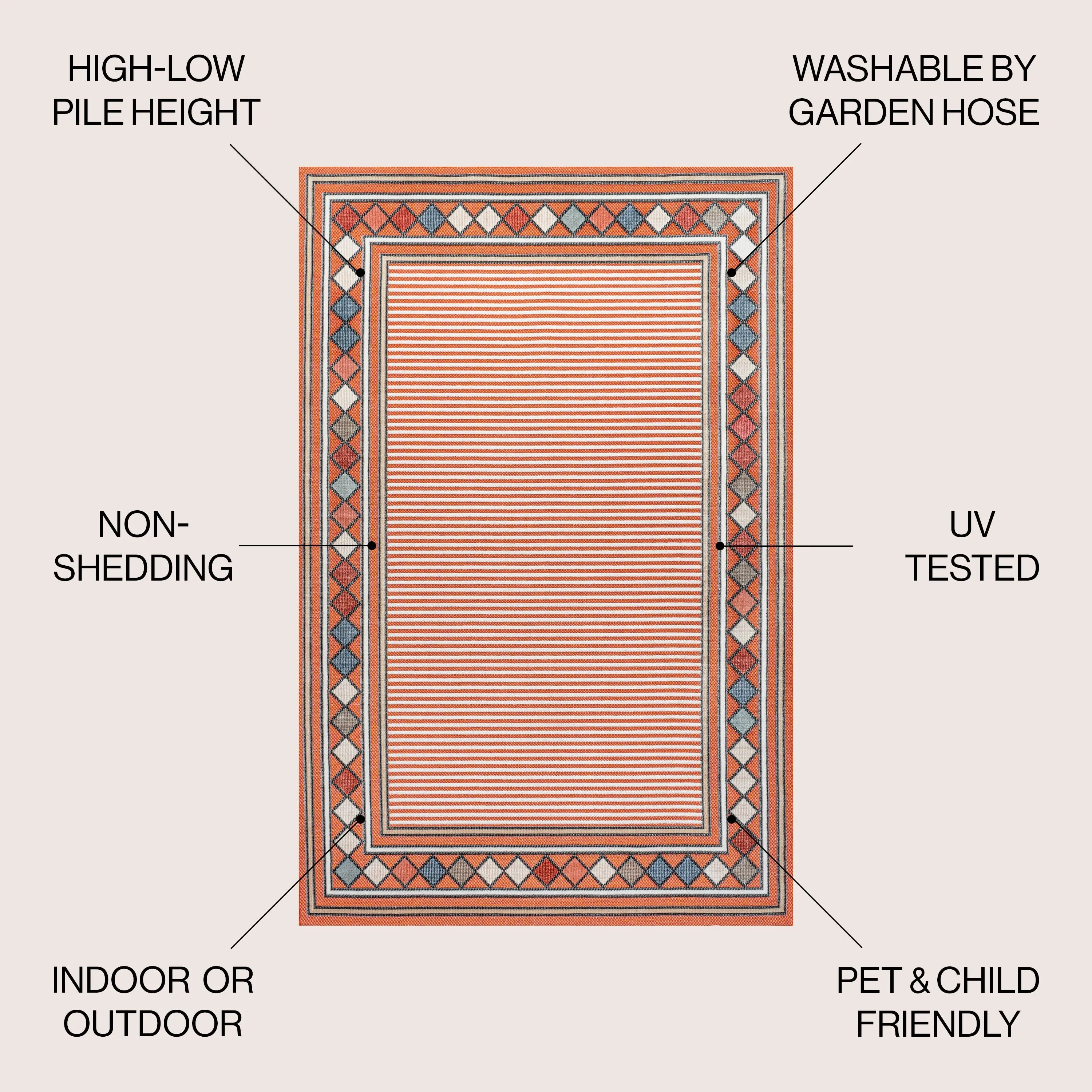 JONATHAN Y Star Abstract Swirl Area Rug