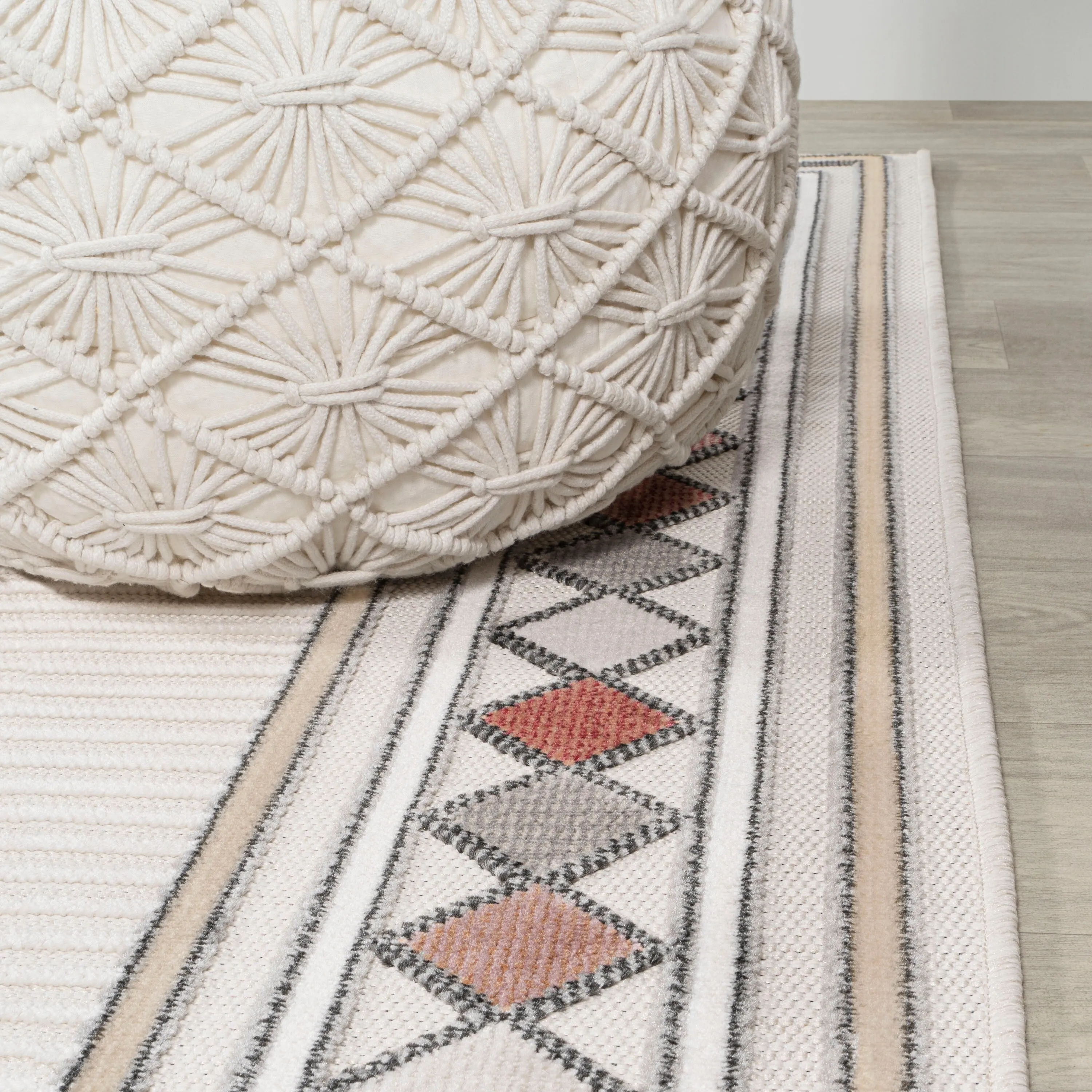JONATHAN Y Star Abstract Swirl Area Rug