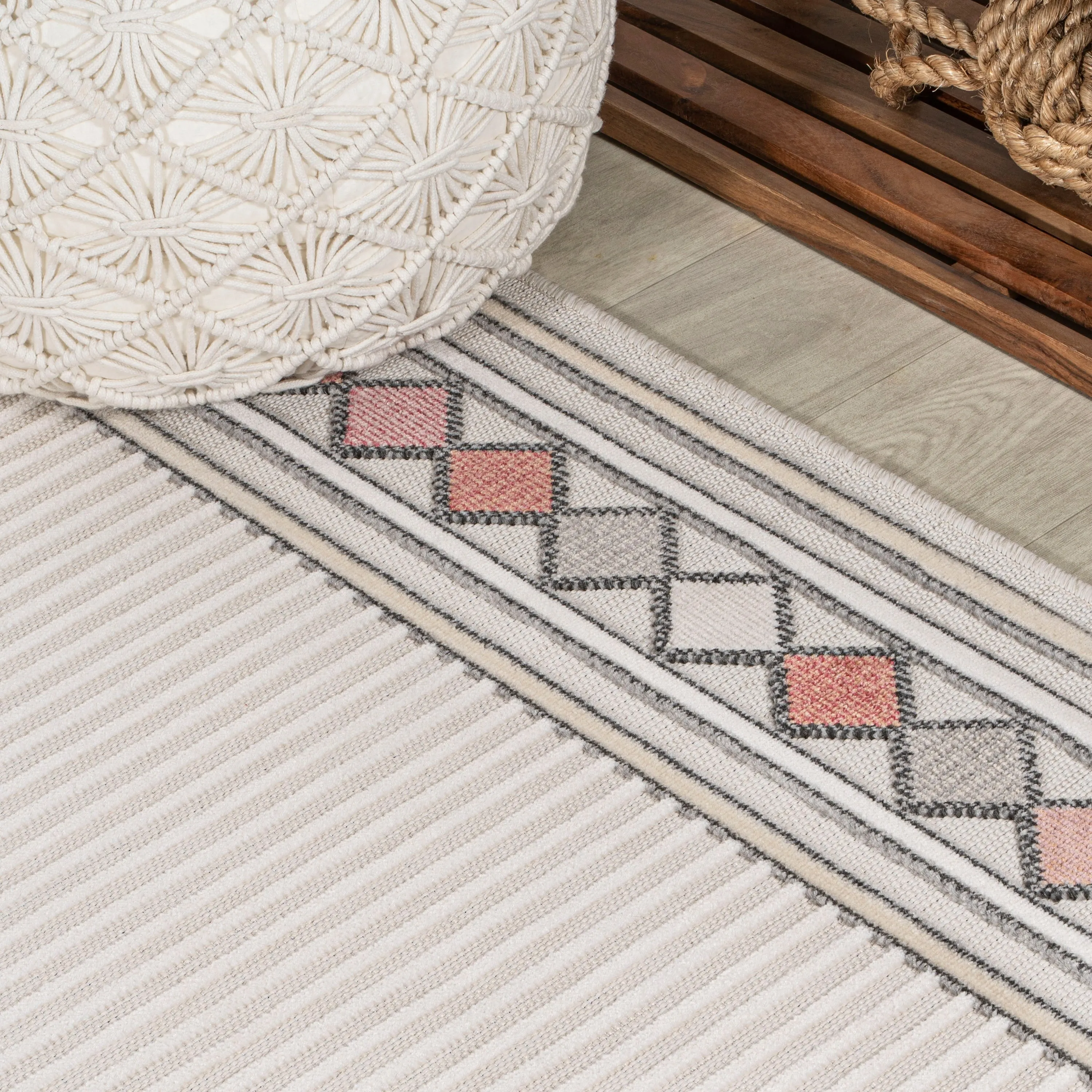 JONATHAN Y Star Abstract Swirl Area Rug