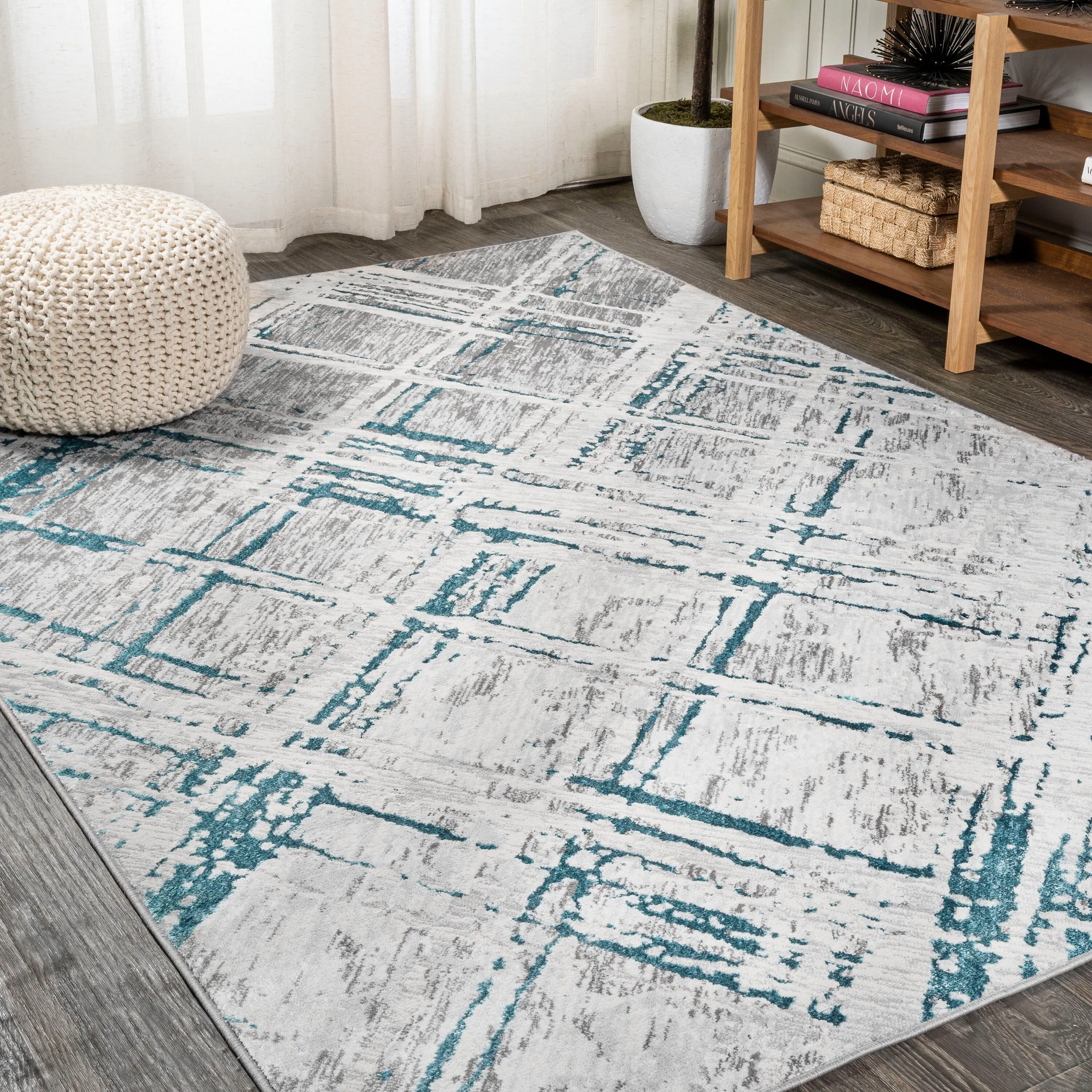 JONATHAN Y Tidal Modern Abstract Area Rug