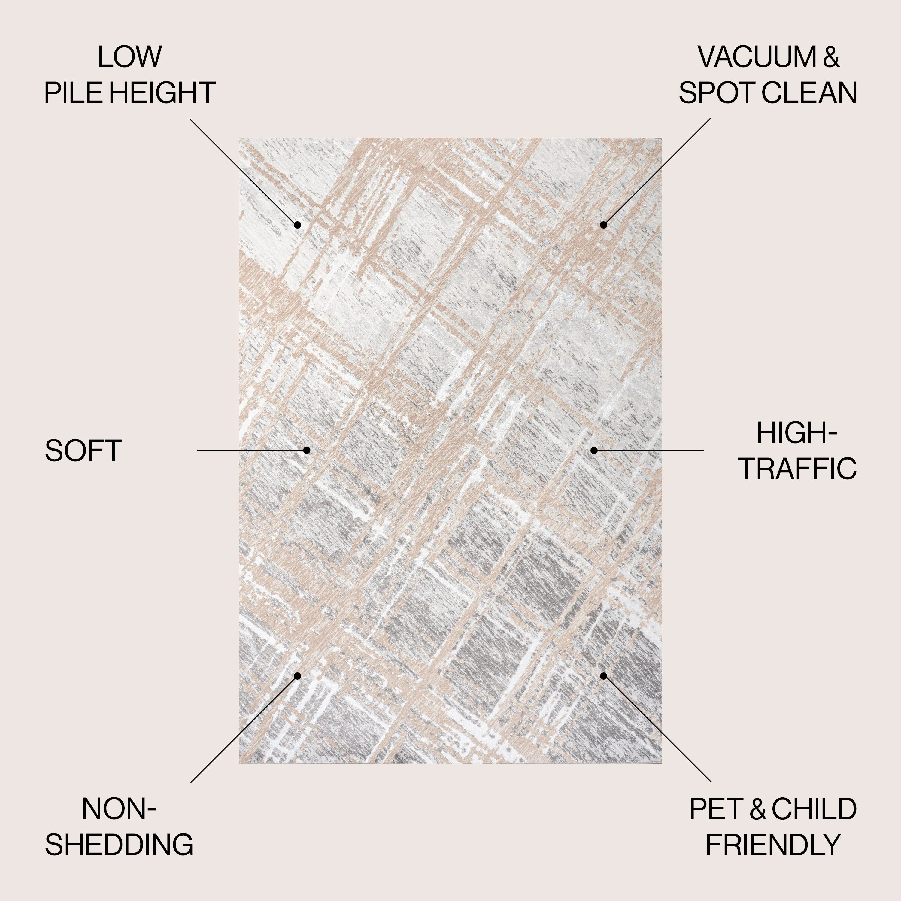 JONATHAN Y Tidal Modern Abstract Area Rug