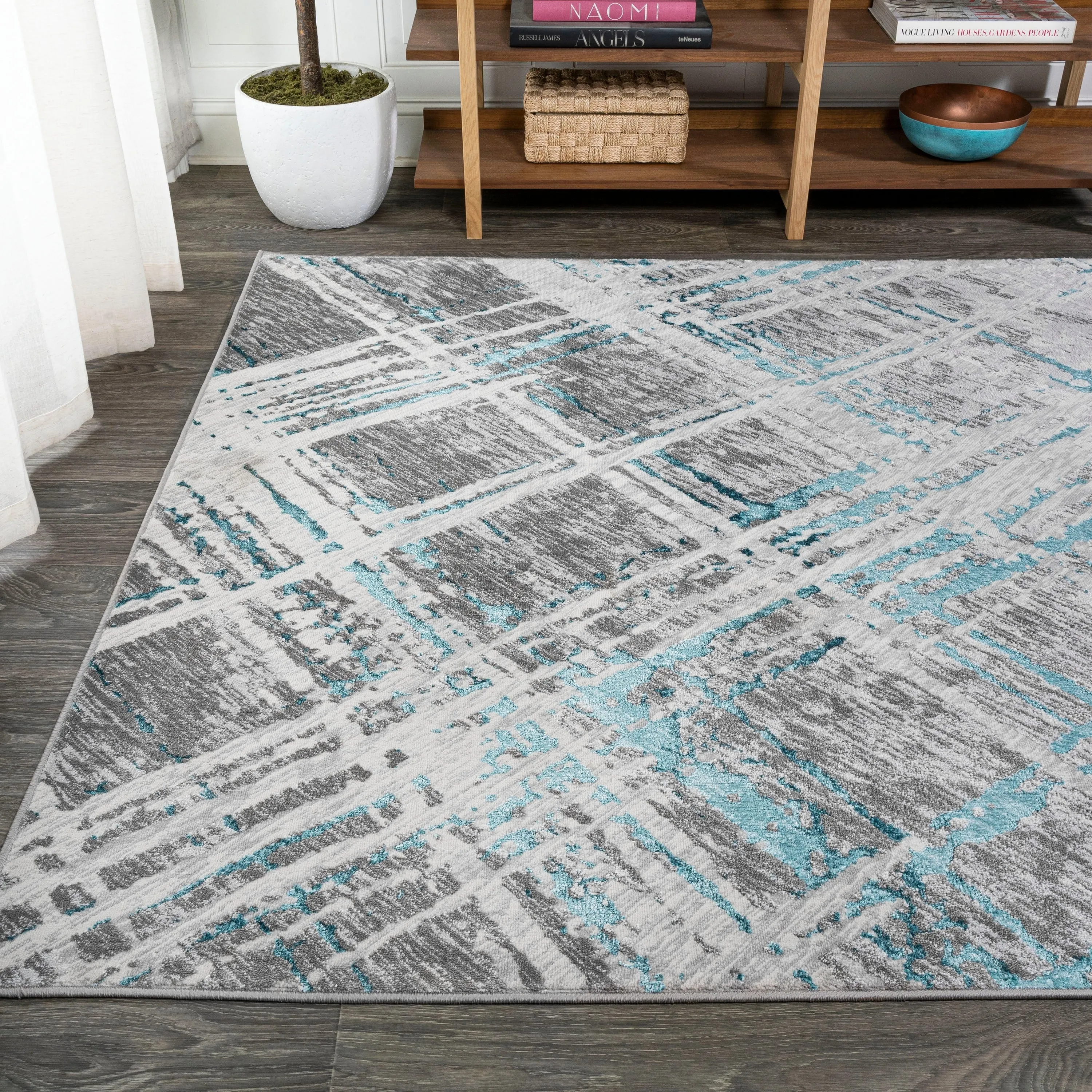 JONATHAN Y Tidal Modern Abstract Area Rug