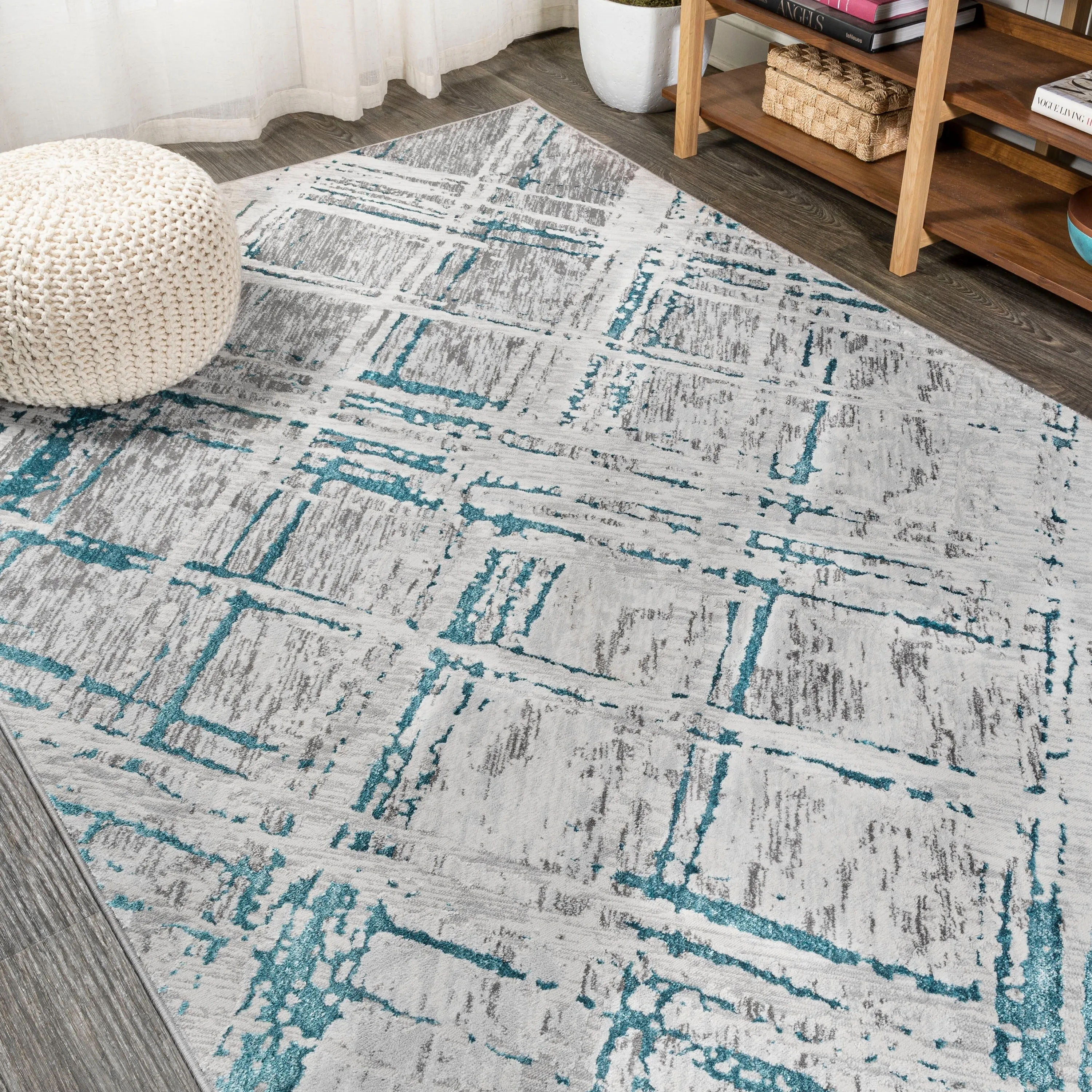 JONATHAN Y Tidal Modern Abstract Area Rug