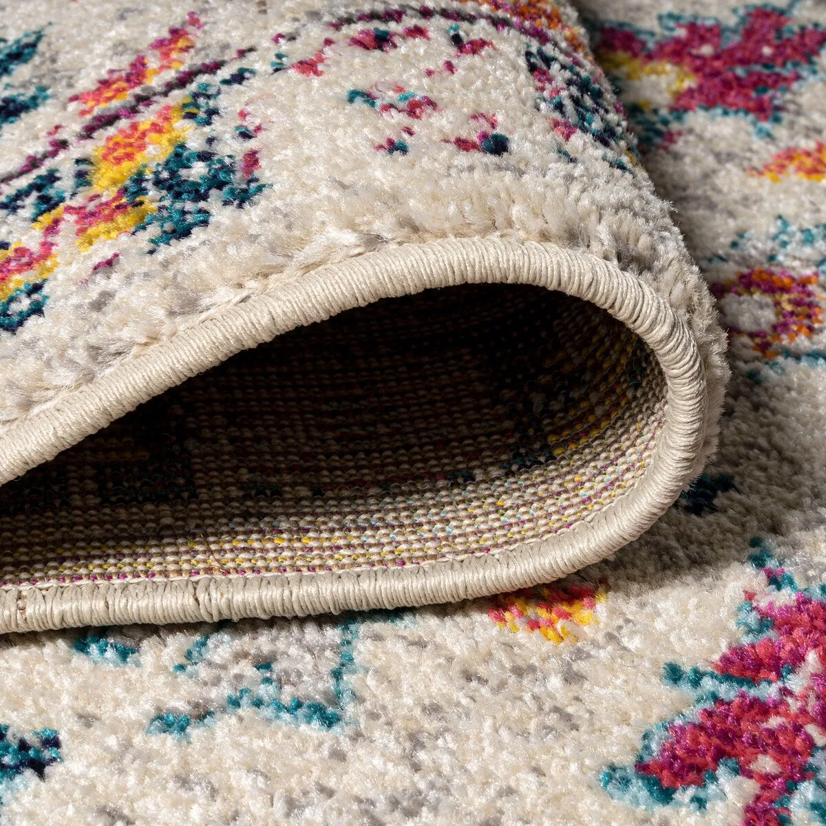 JONATHAN Y Traditional Persian Boho Floral Area Rug