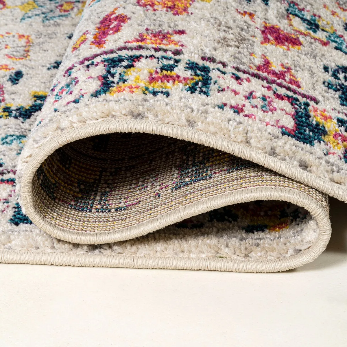 JONATHAN Y Traditional Persian Boho Floral Area Rug