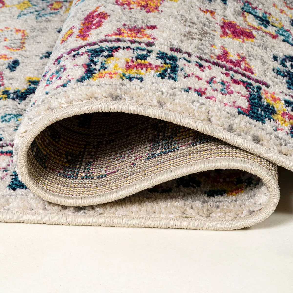 JONATHAN Y Traditional Persian Boho Floral Area Rug