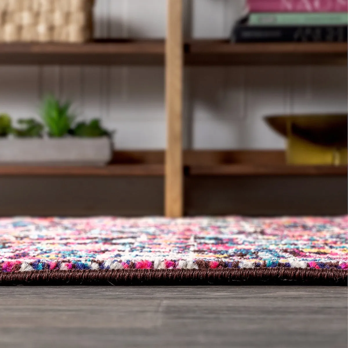 JONATHAN Y Traditional Persian Boho Floral Area Rug