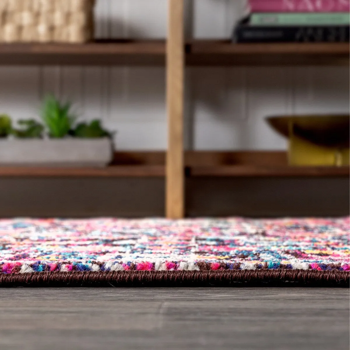 JONATHAN Y Traditional Persian Boho Floral Area Rug