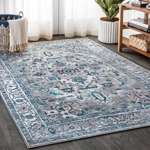 JONATHAN Y Traditional Persian Vintage Medallion Area Rug