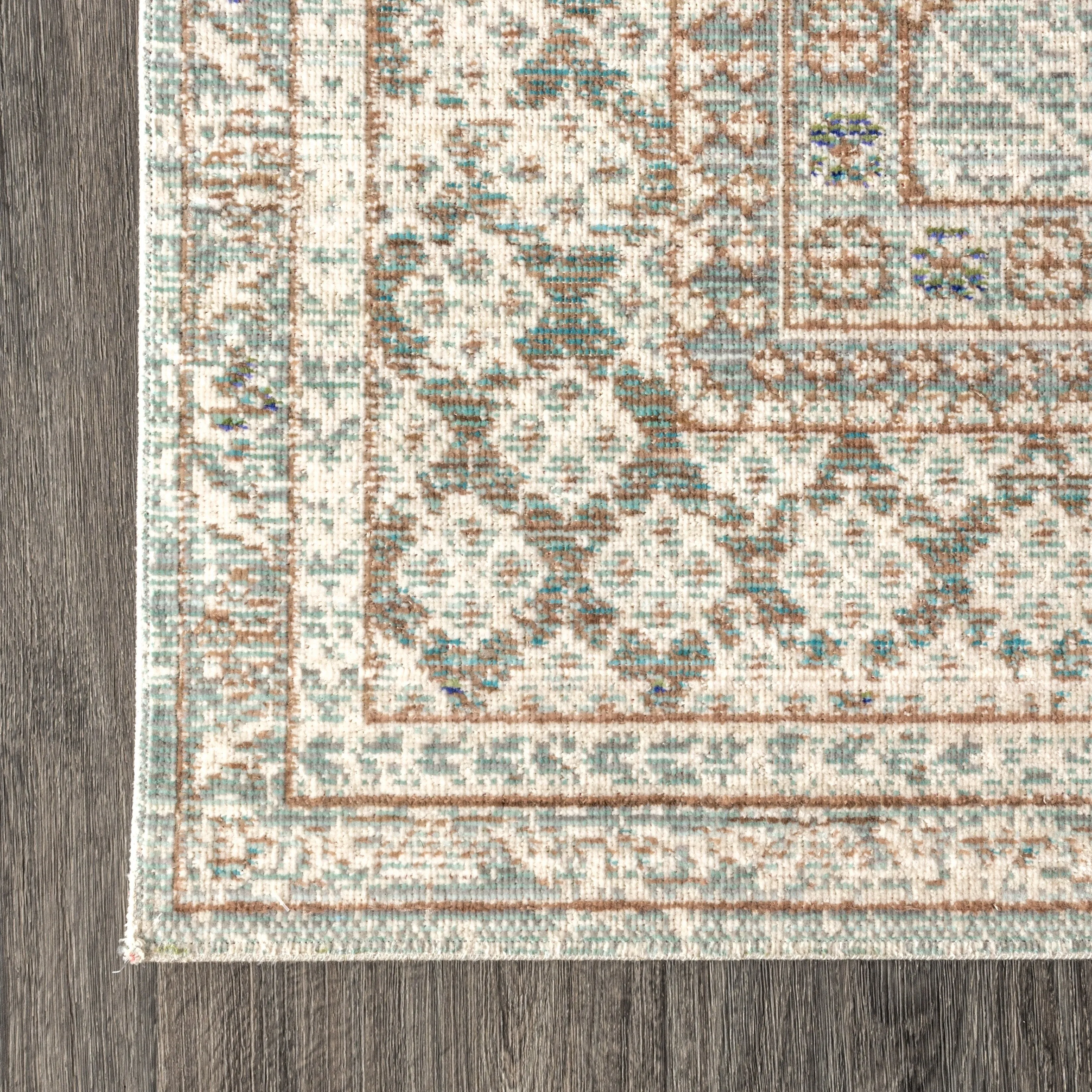JONATHAN Y Xlendi English Country Argyle Area Rug