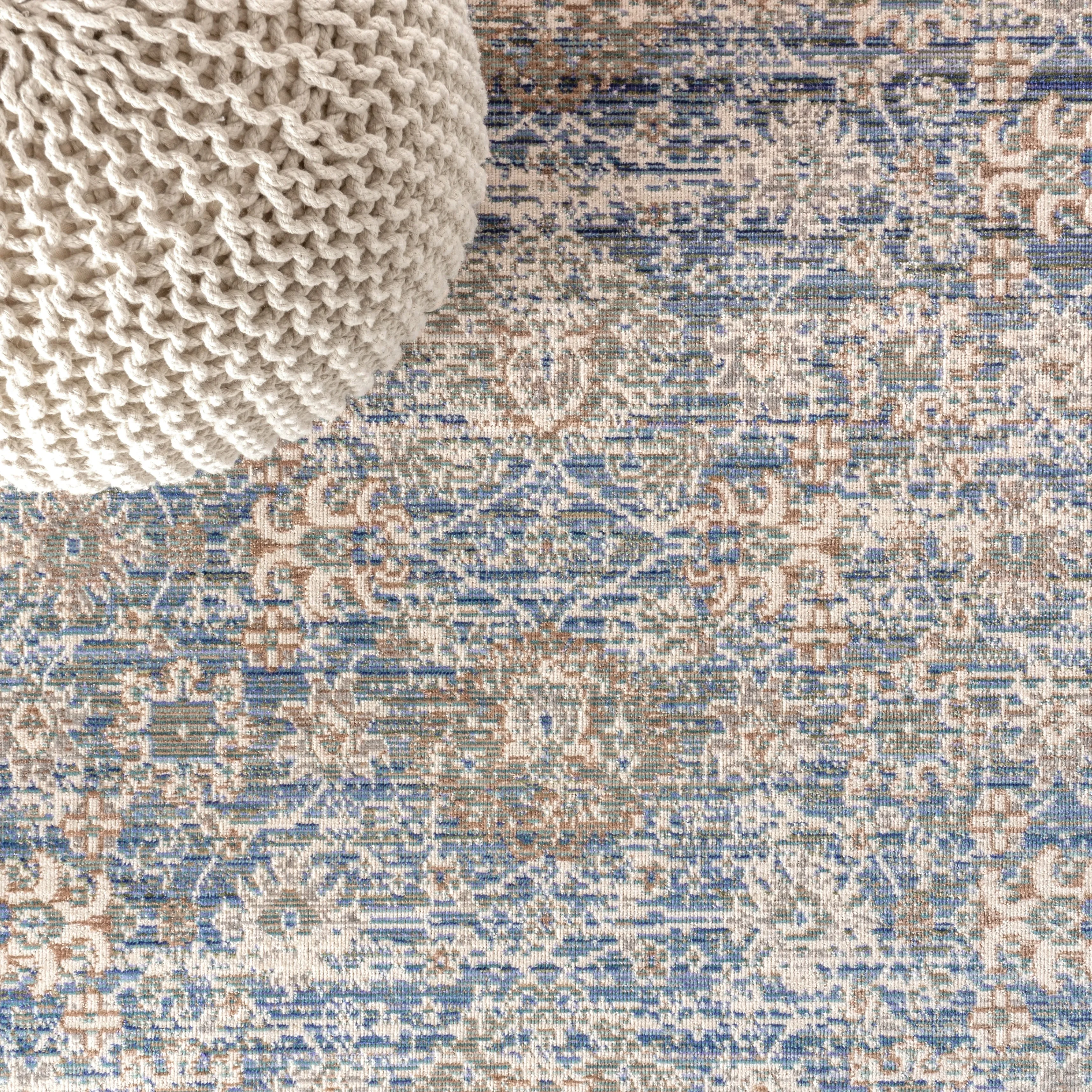 JONATHAN Y Xlendi English Country Argyle Area Rug