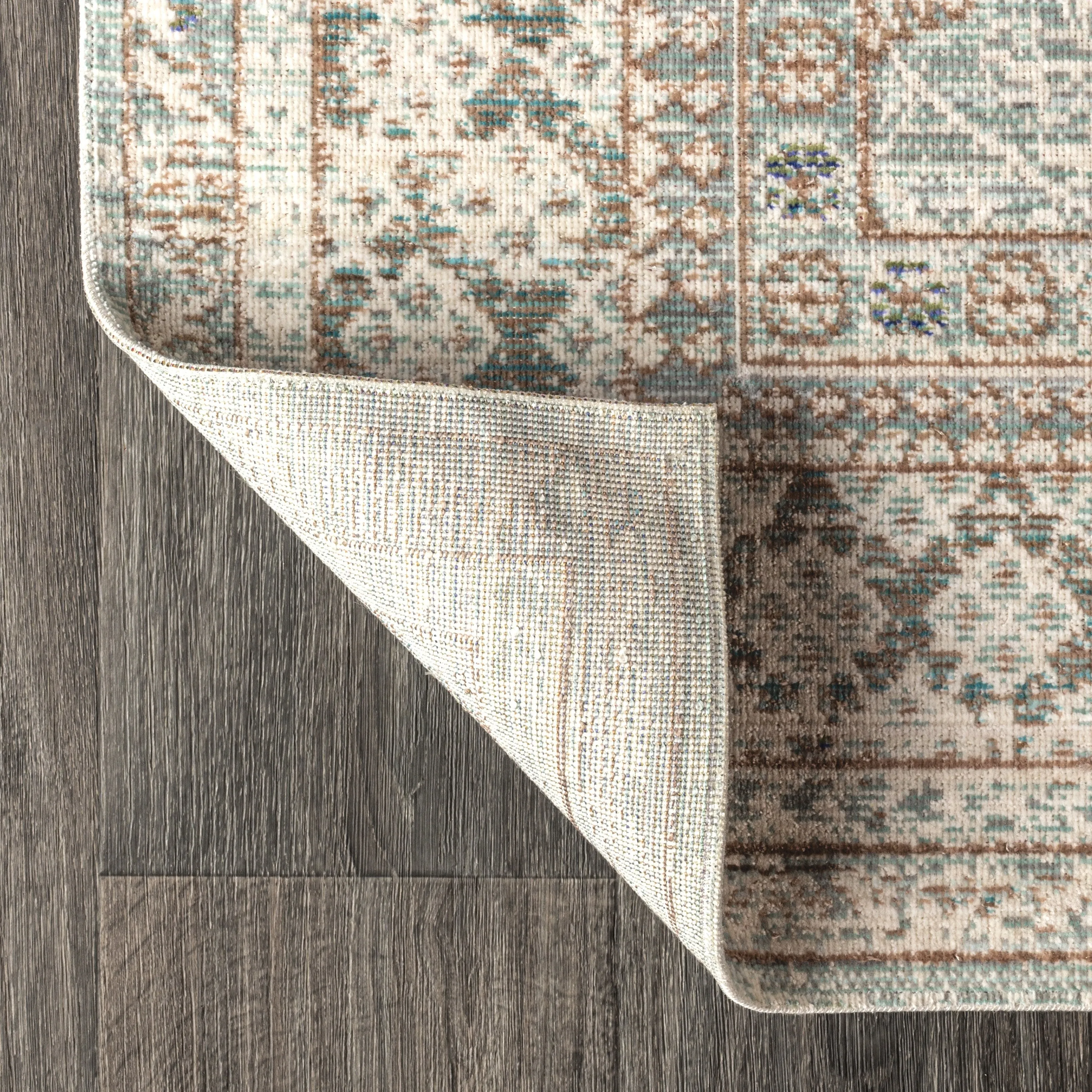 JONATHAN Y Xlendi English Country Argyle Area Rug