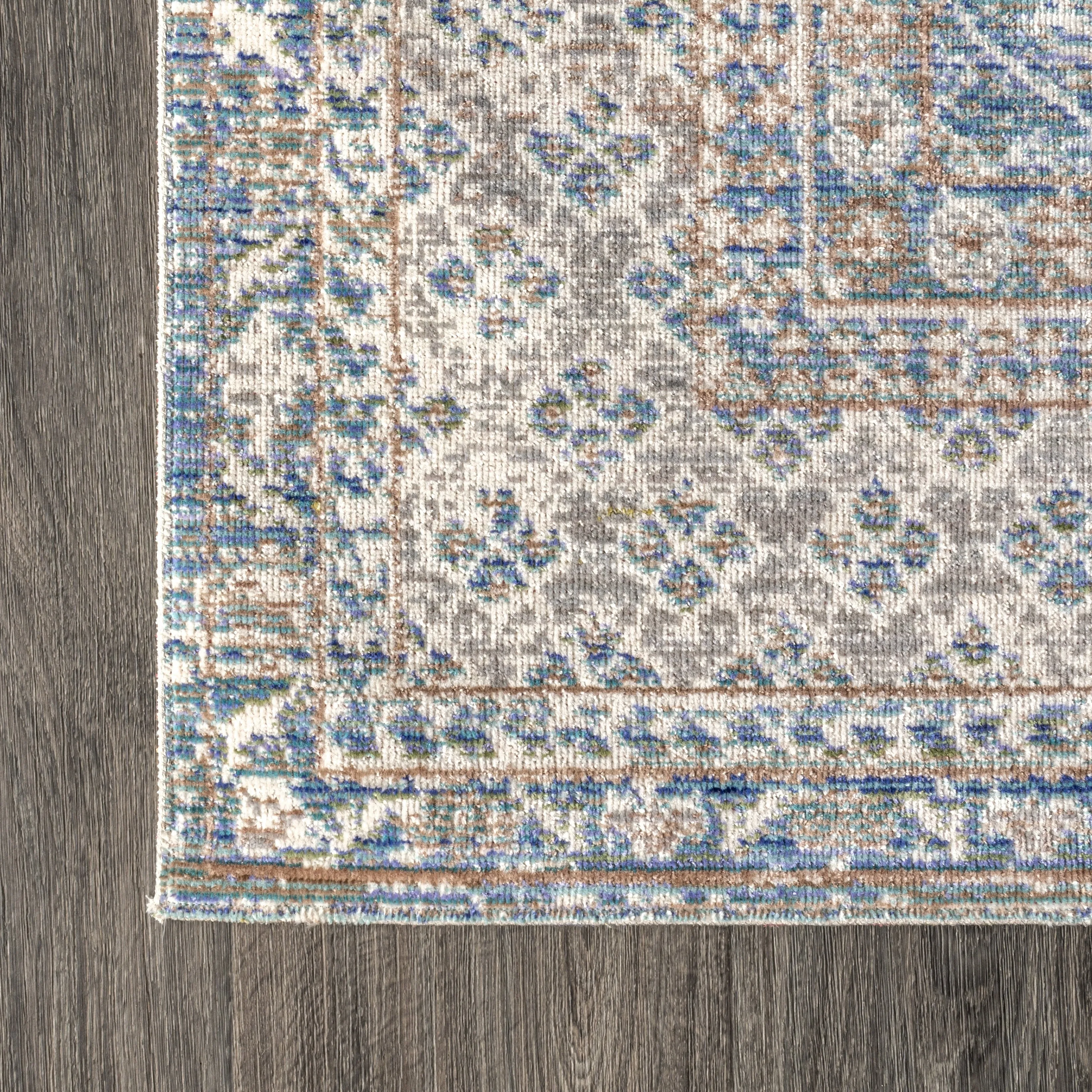 JONATHAN Y Xlendi English Country Argyle Area Rug