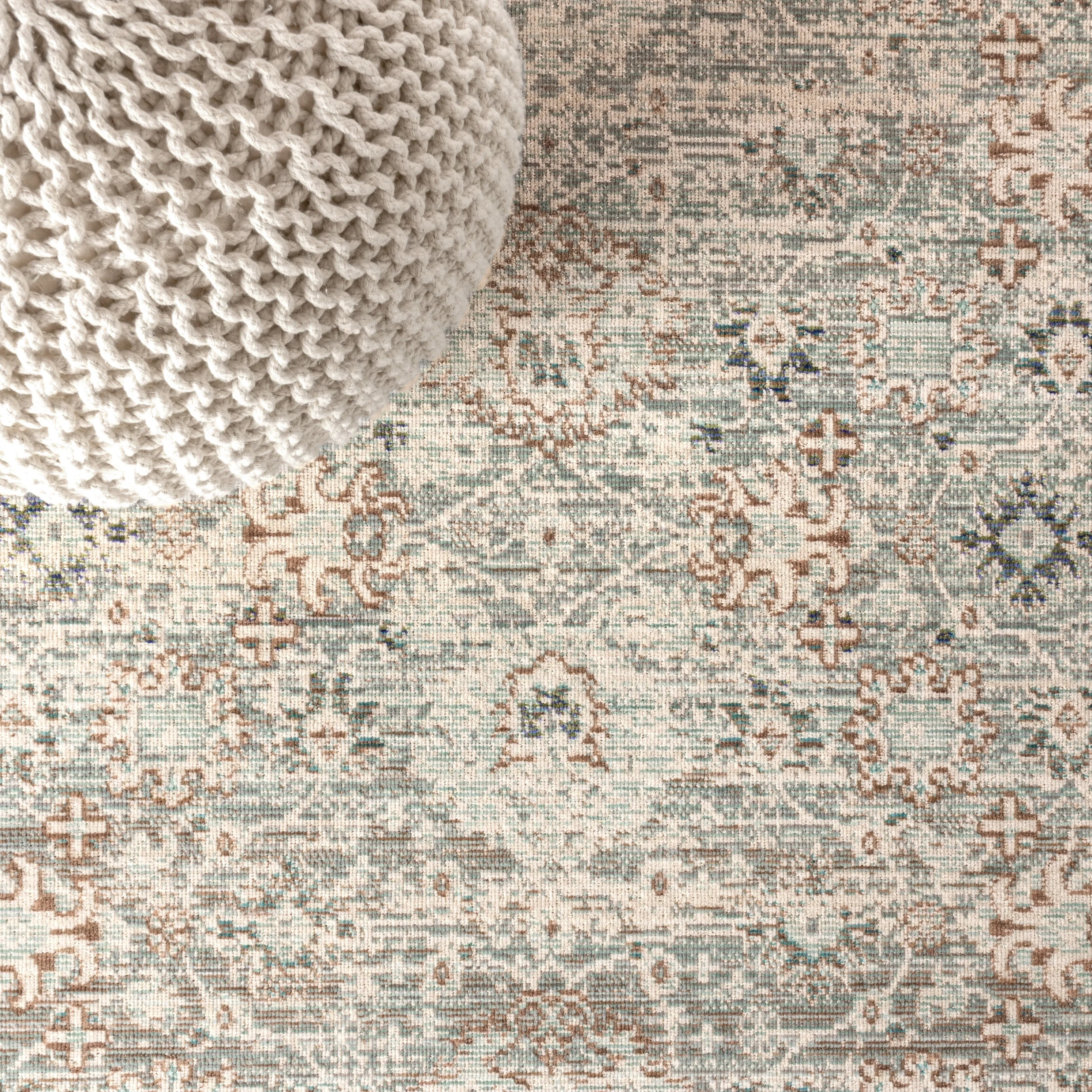 JONATHAN Y Xlendi English Country Argyle Area Rug