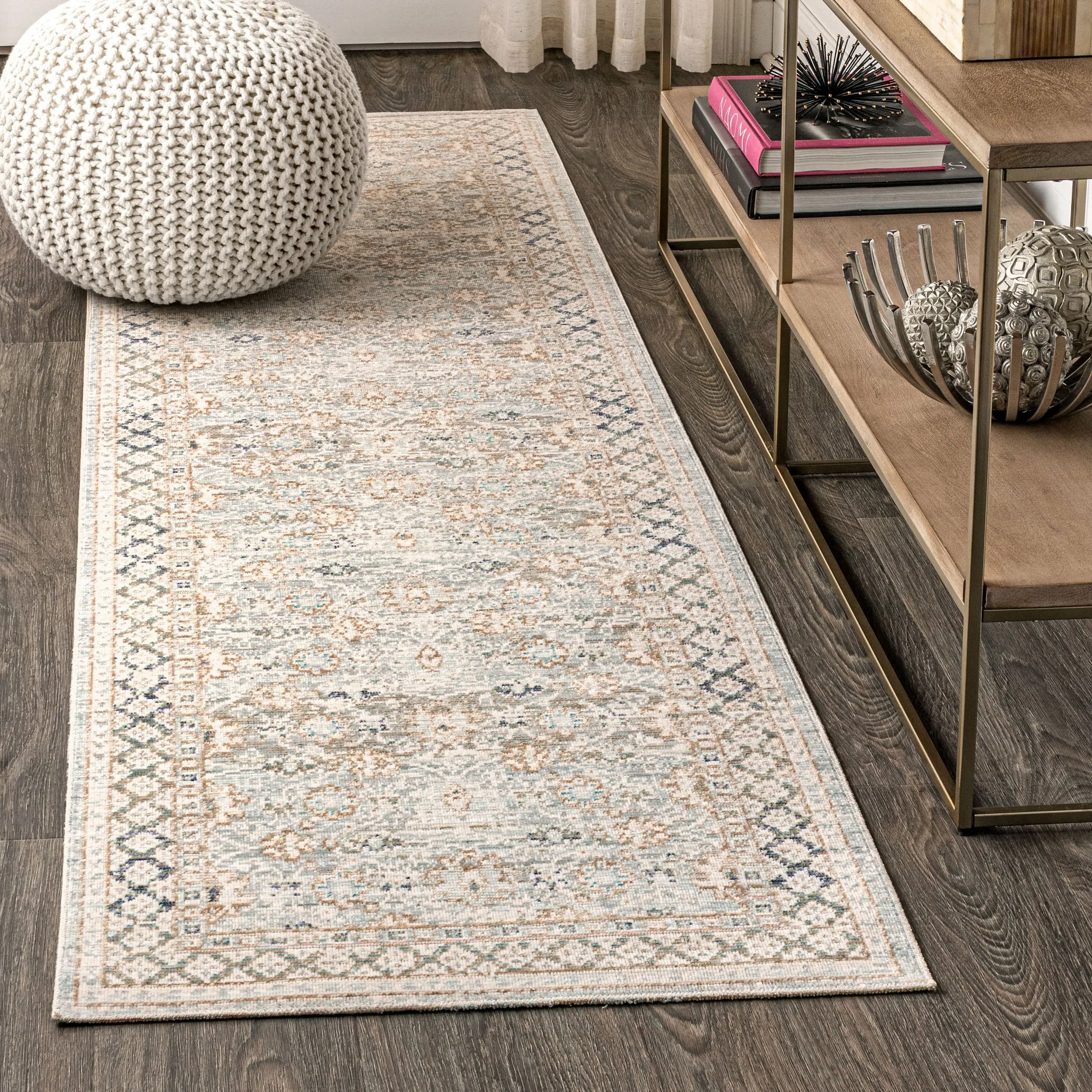 JONATHAN Y Xlendi English Country Argyle Area Rug