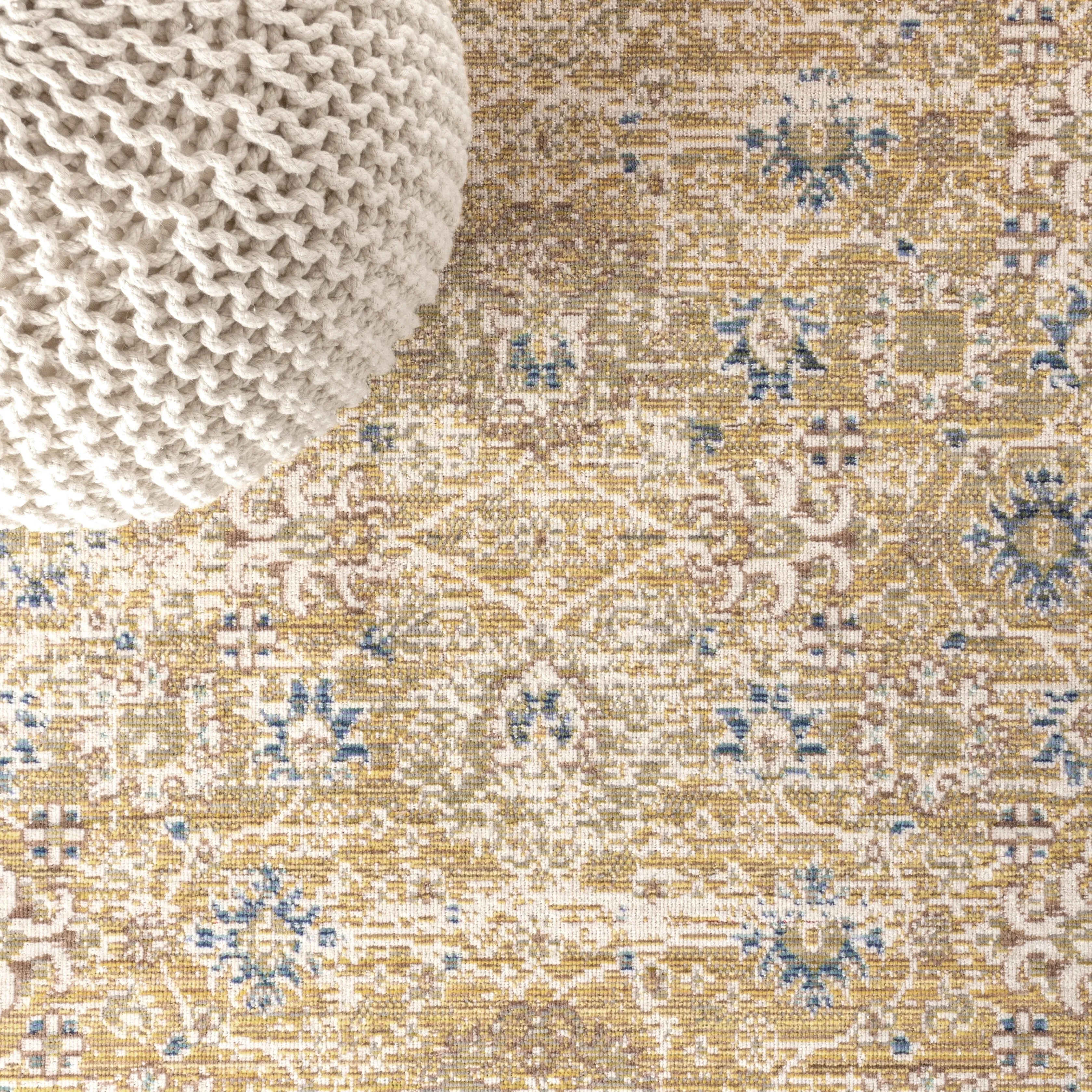 JONATHAN Y Xlendi English Country Argyle Area Rug