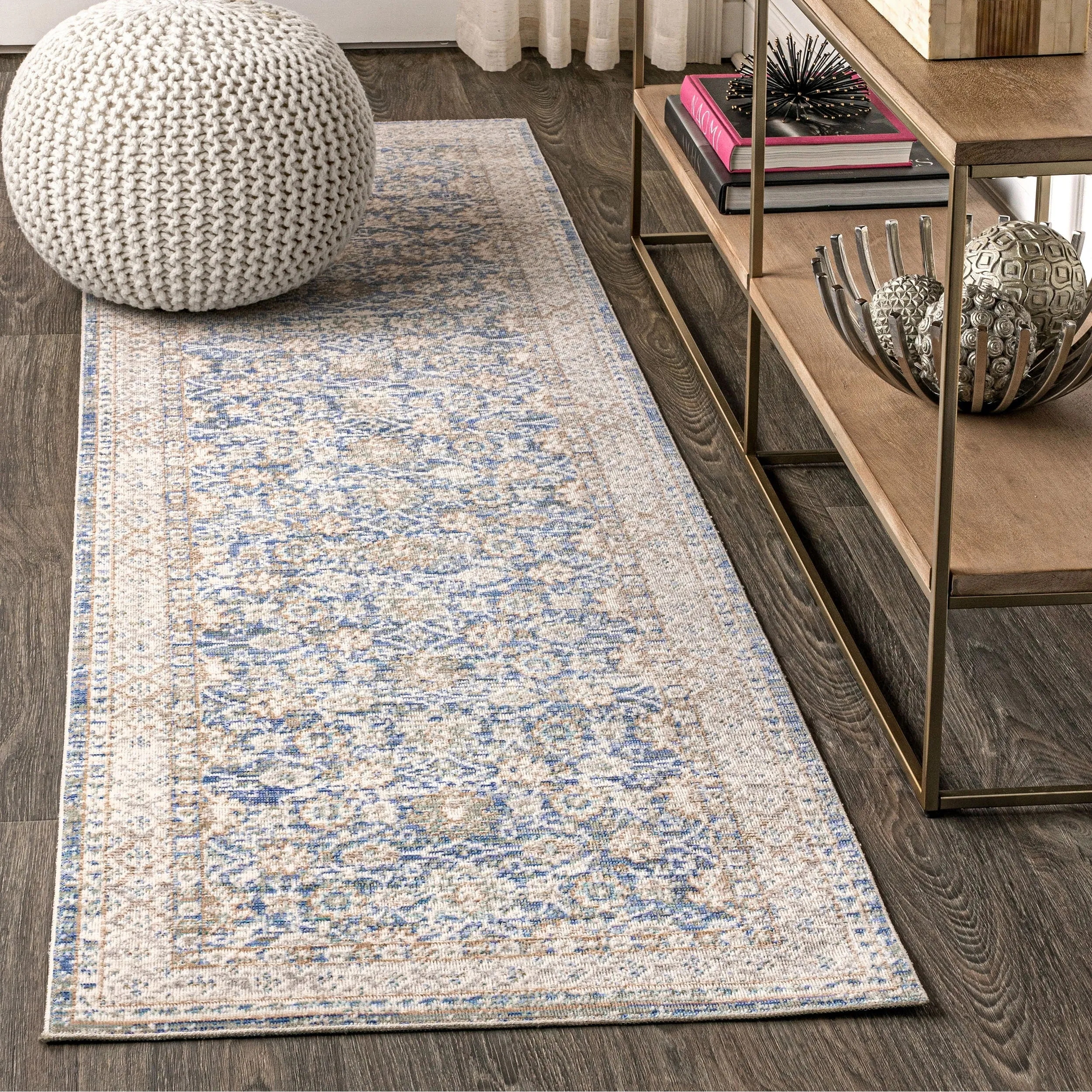JONATHAN Y Xlendi English Country Argyle Area Rug