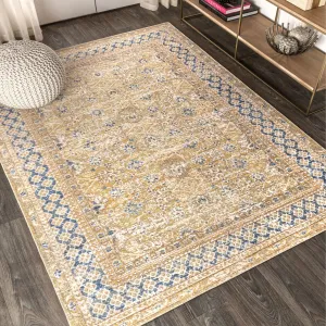 JONATHAN Y Xlendi English Country Argyle Area Rug