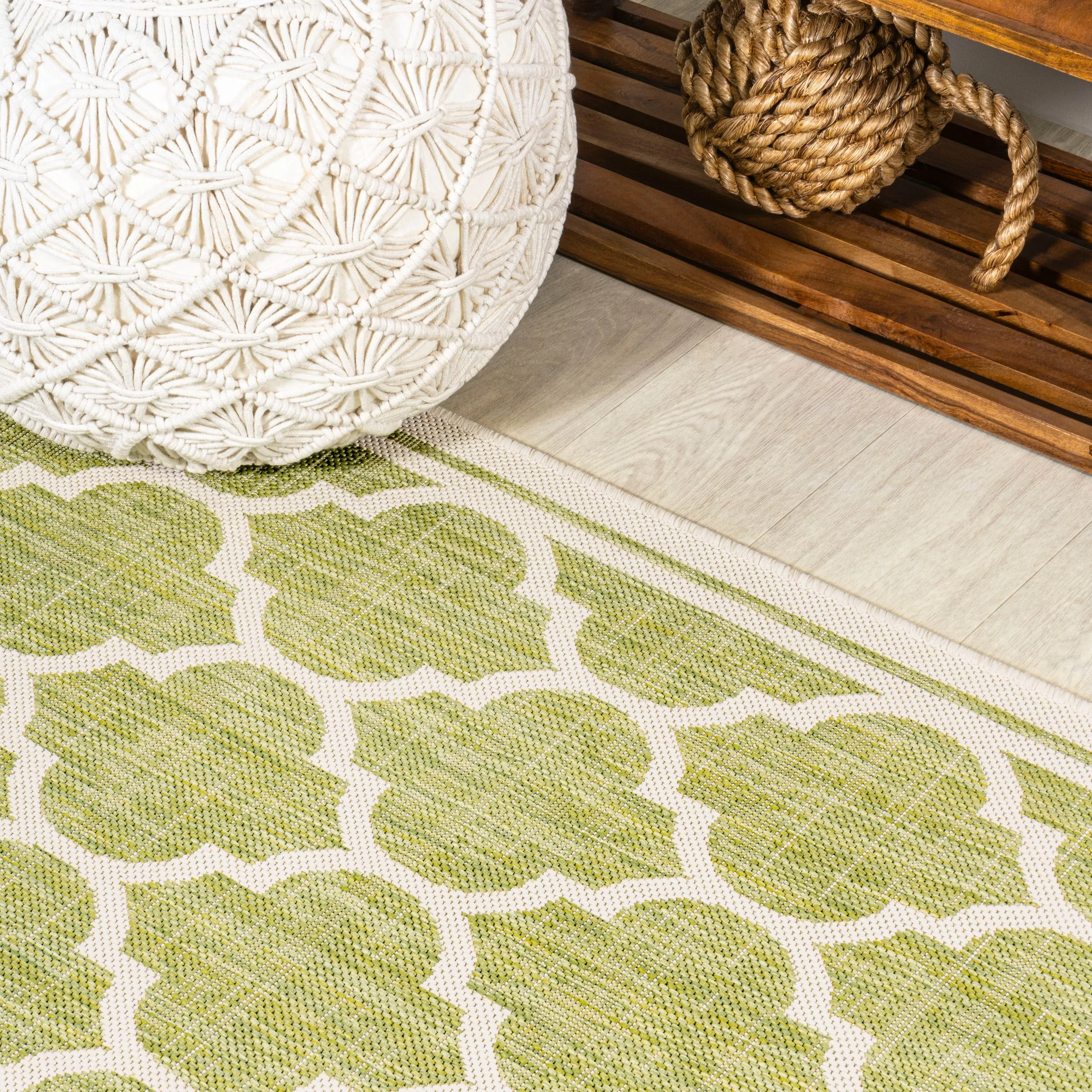 JONATHAN Y Zinnia Textured Weave Indoor/Outdoor Area Rug