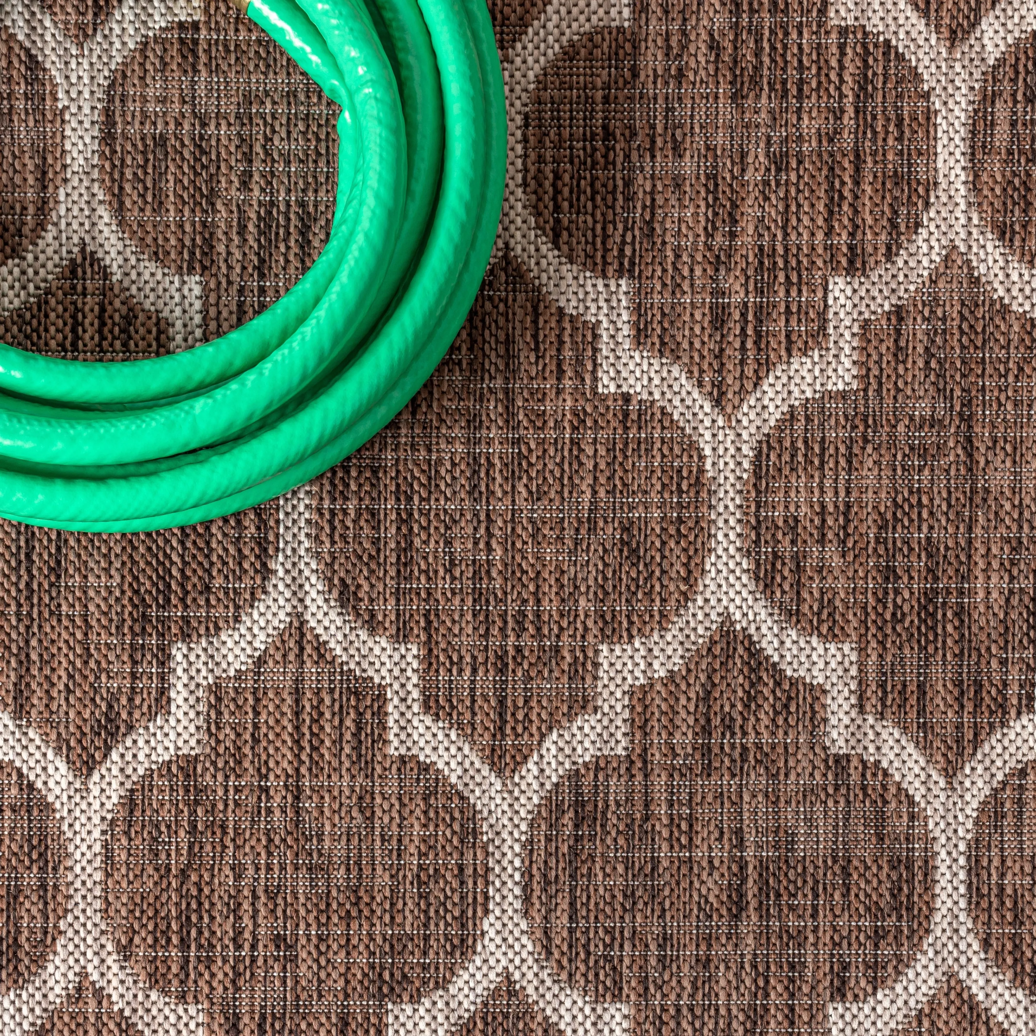 JONATHAN Y Zinnia Textured Weave Indoor/Outdoor Area Rug