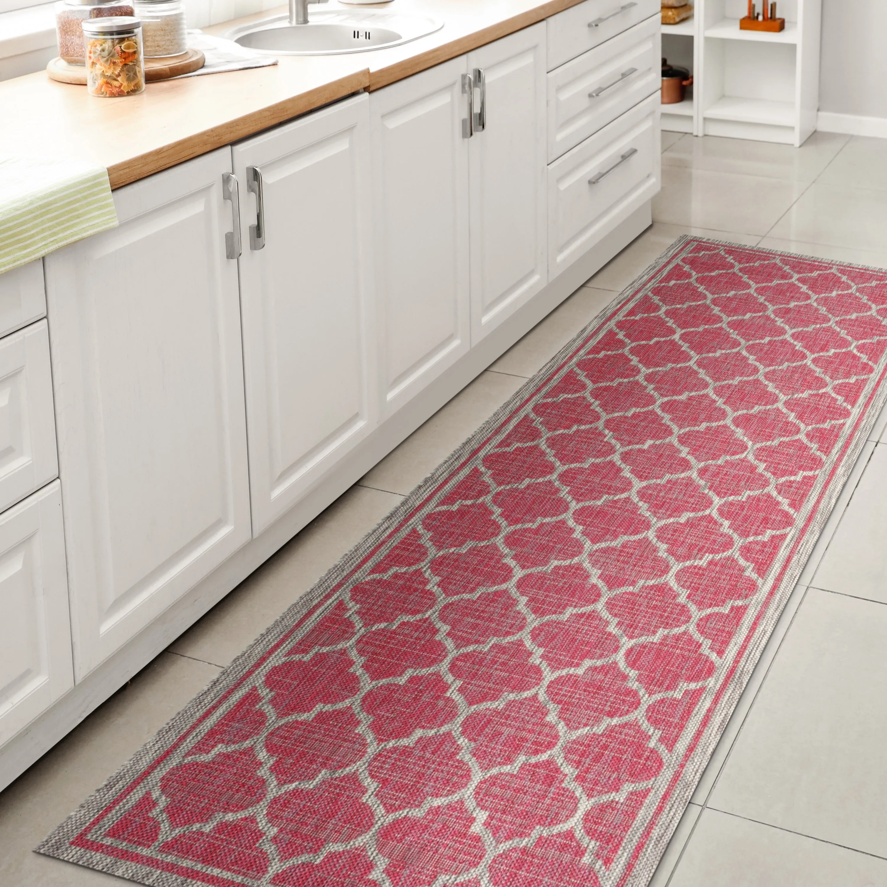 JONATHAN Y Zinnia Textured Weave Indoor/Outdoor Area Rug