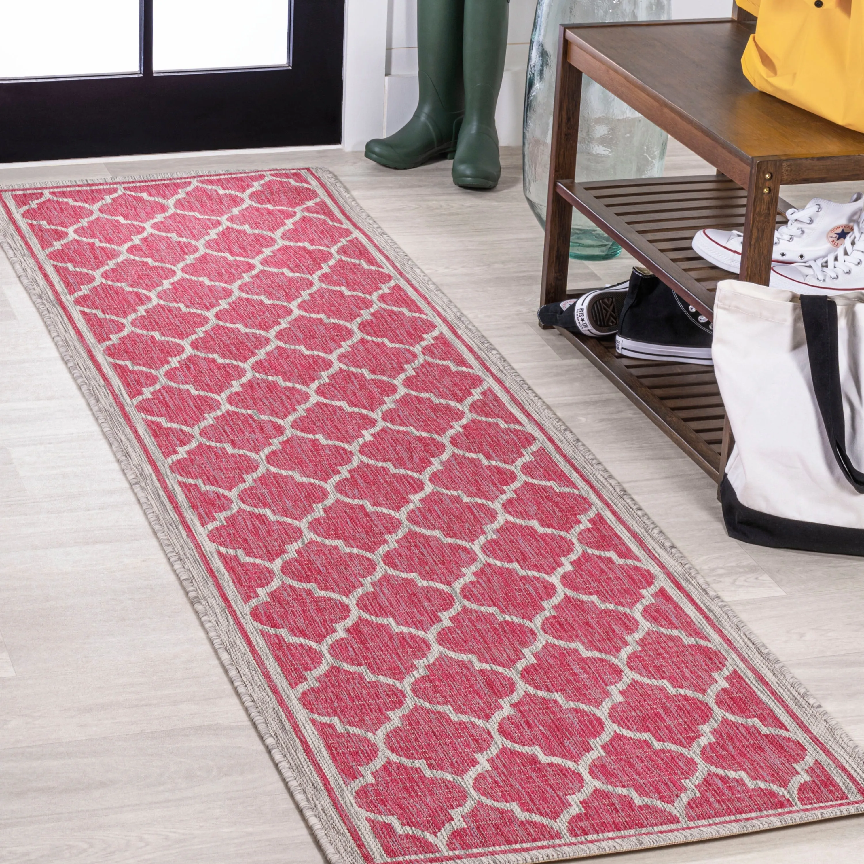 JONATHAN Y Zinnia Textured Weave Indoor/Outdoor Area Rug