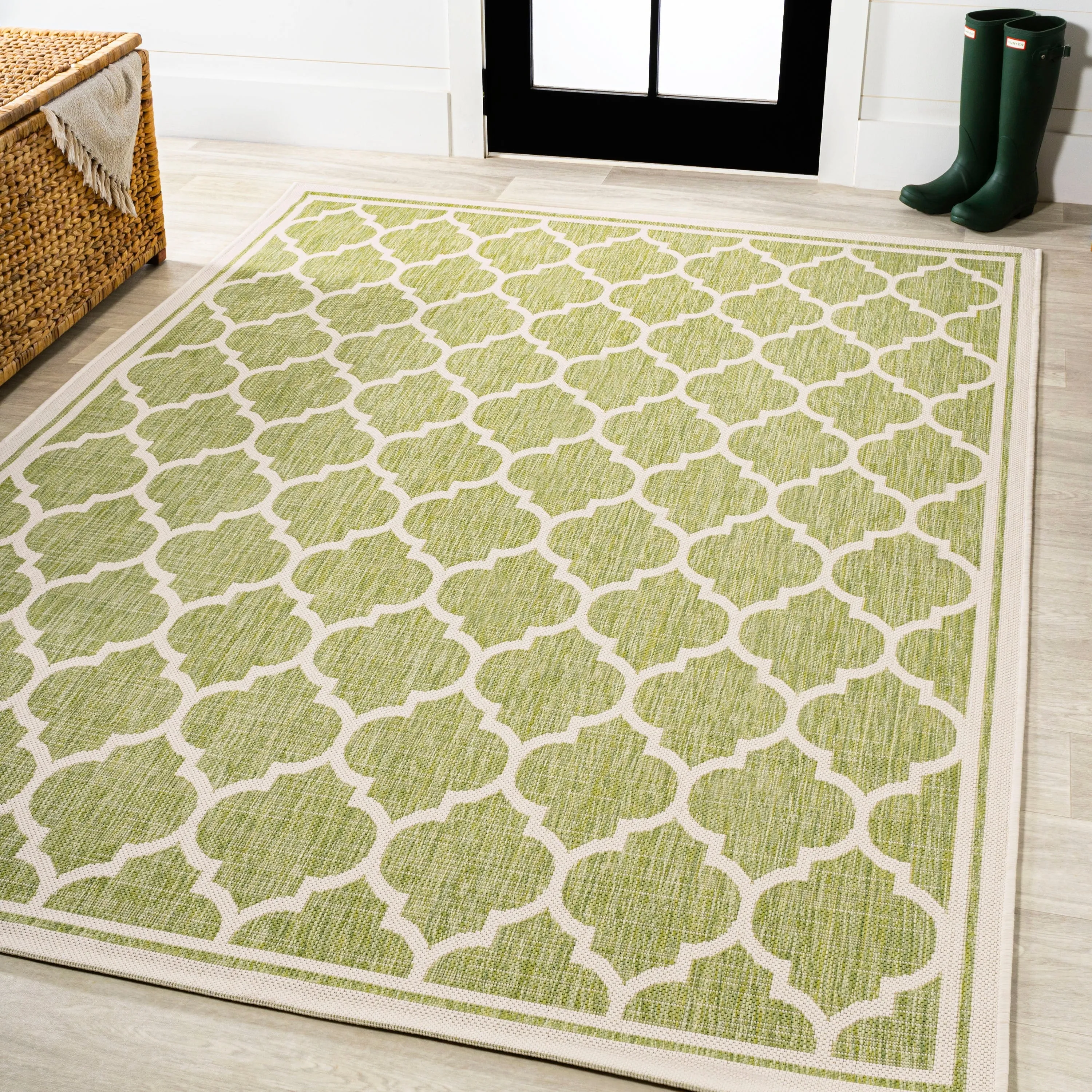 JONATHAN Y Zinnia Textured Weave Indoor/Outdoor Area Rug