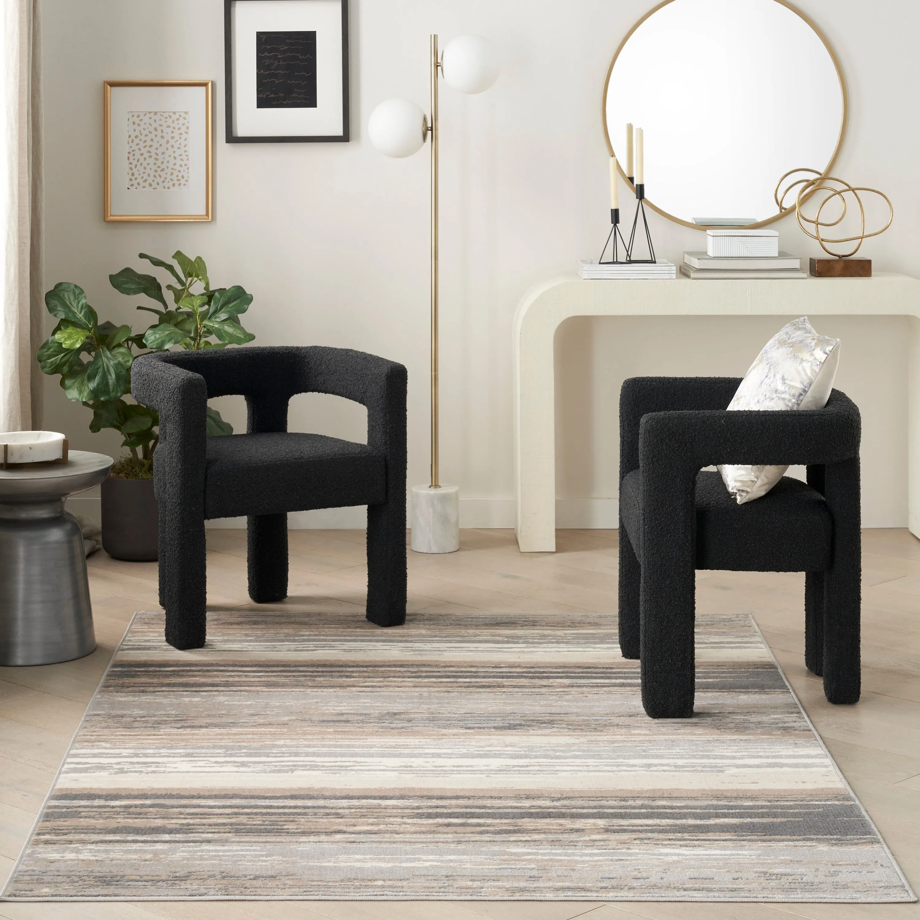 Jubilant Indoor Abstract Area Rug