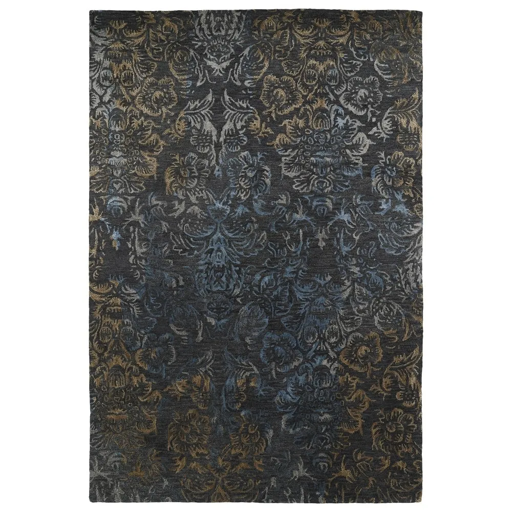 Kaleen Mercery Charcoal Hand Tufted Area Rug