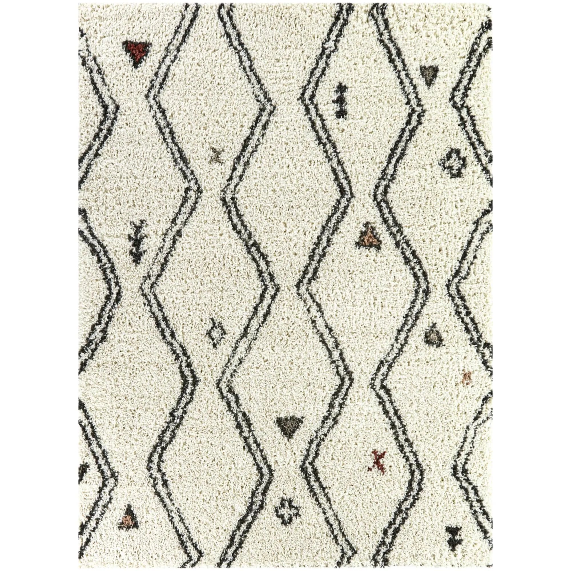 Kallos Tribal Shag Area Rug