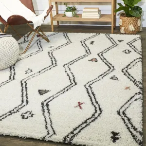 Kallos Tribal Shag Area Rug