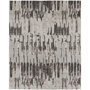 Kayden Contemporary Abstract Gray/Charcoal Gray Area Rug