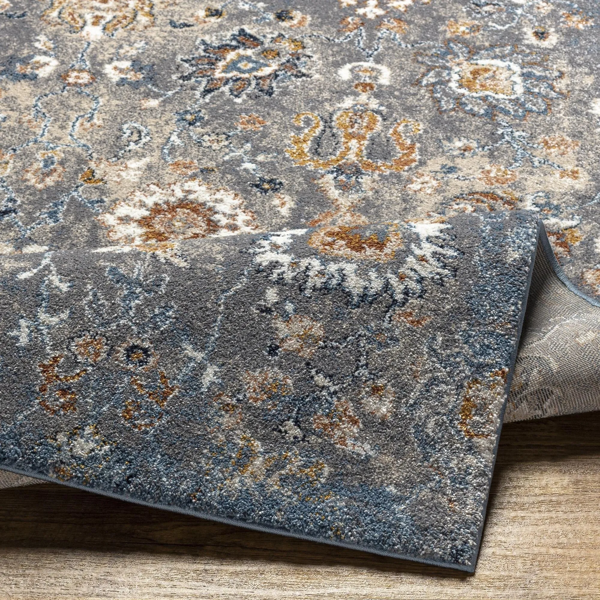 Keira Updated Traditional Medallion Area Rug